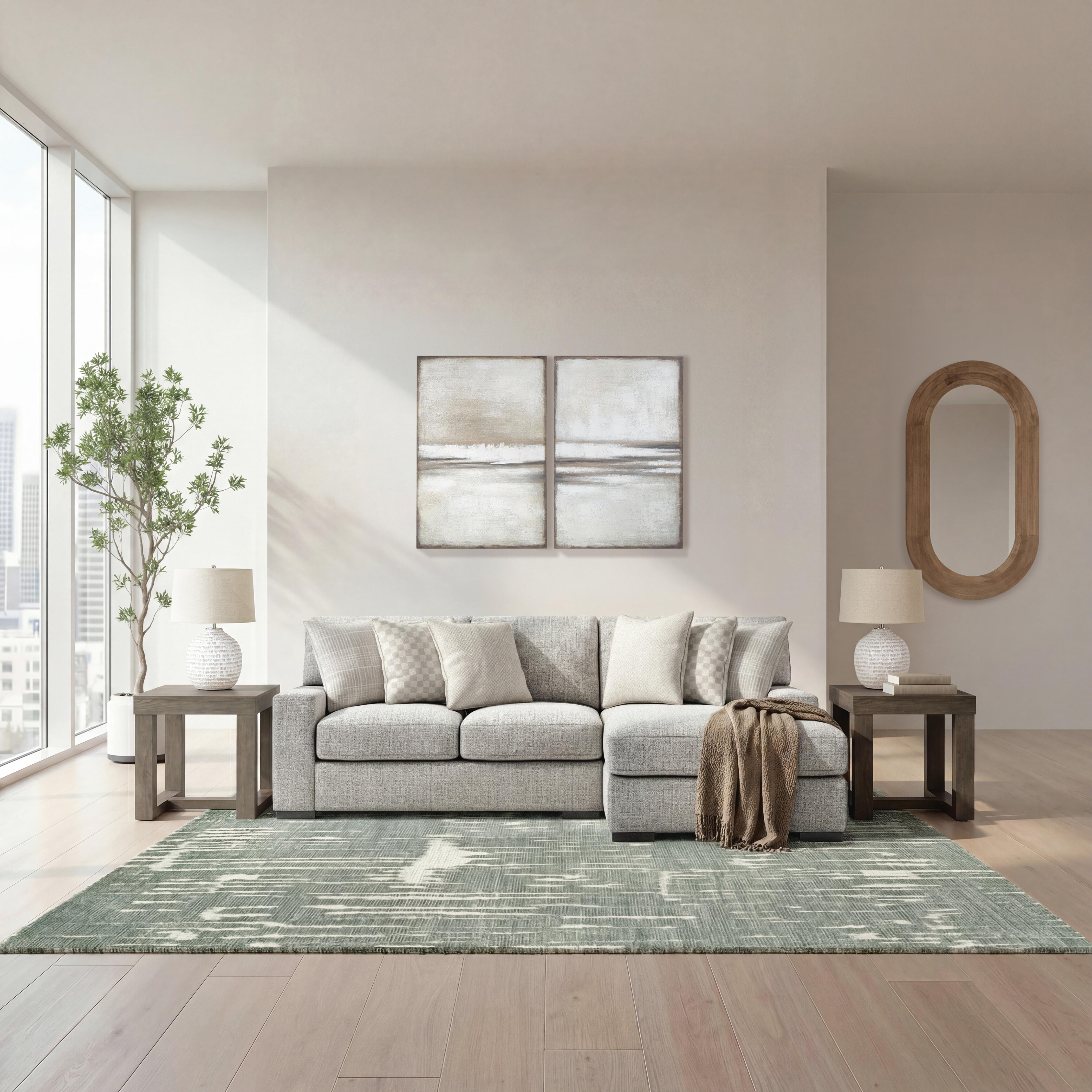 Seccional Larce de 2 piezas con chaise longue - image 2