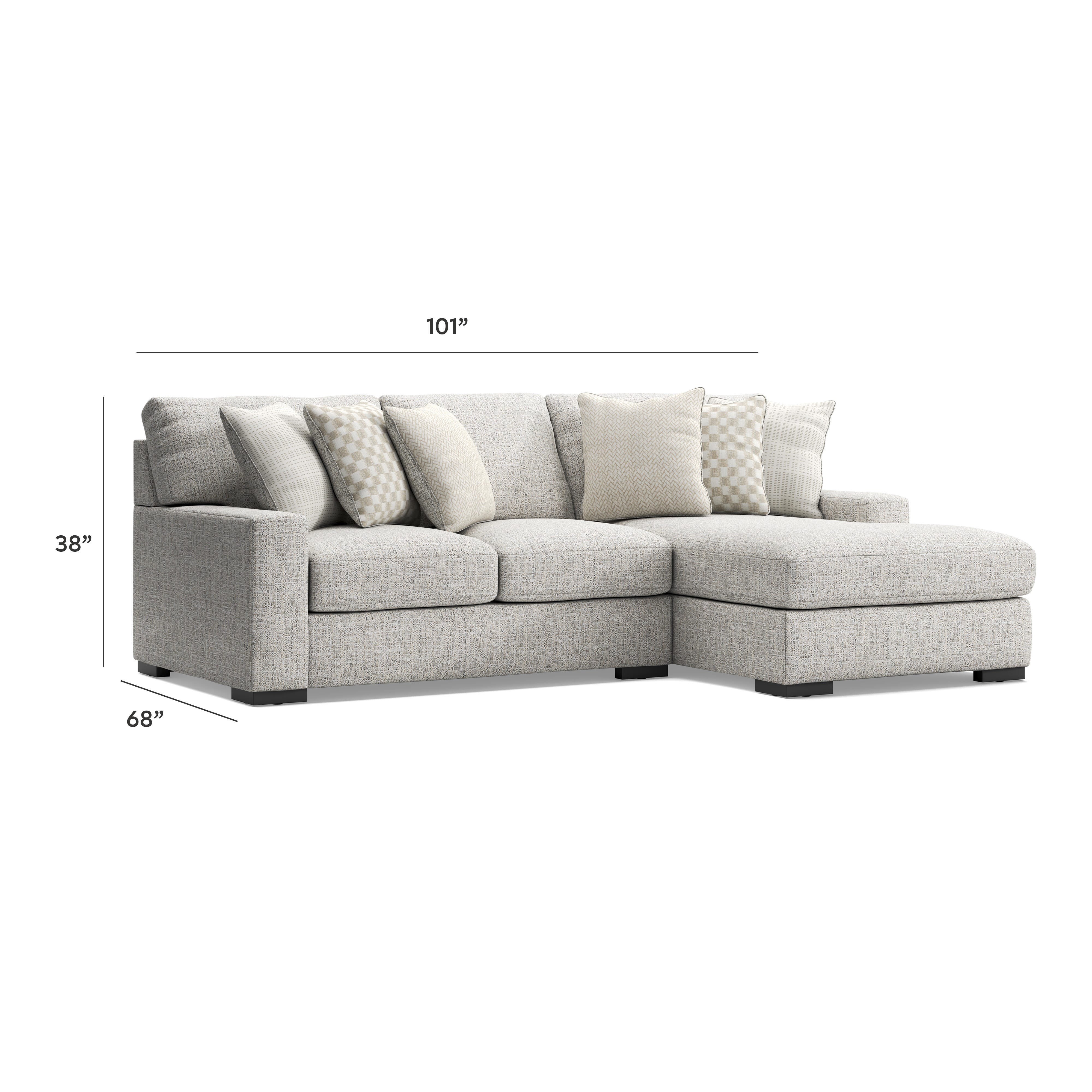Seccional Larce de 2 piezas con chaise longue - image 7