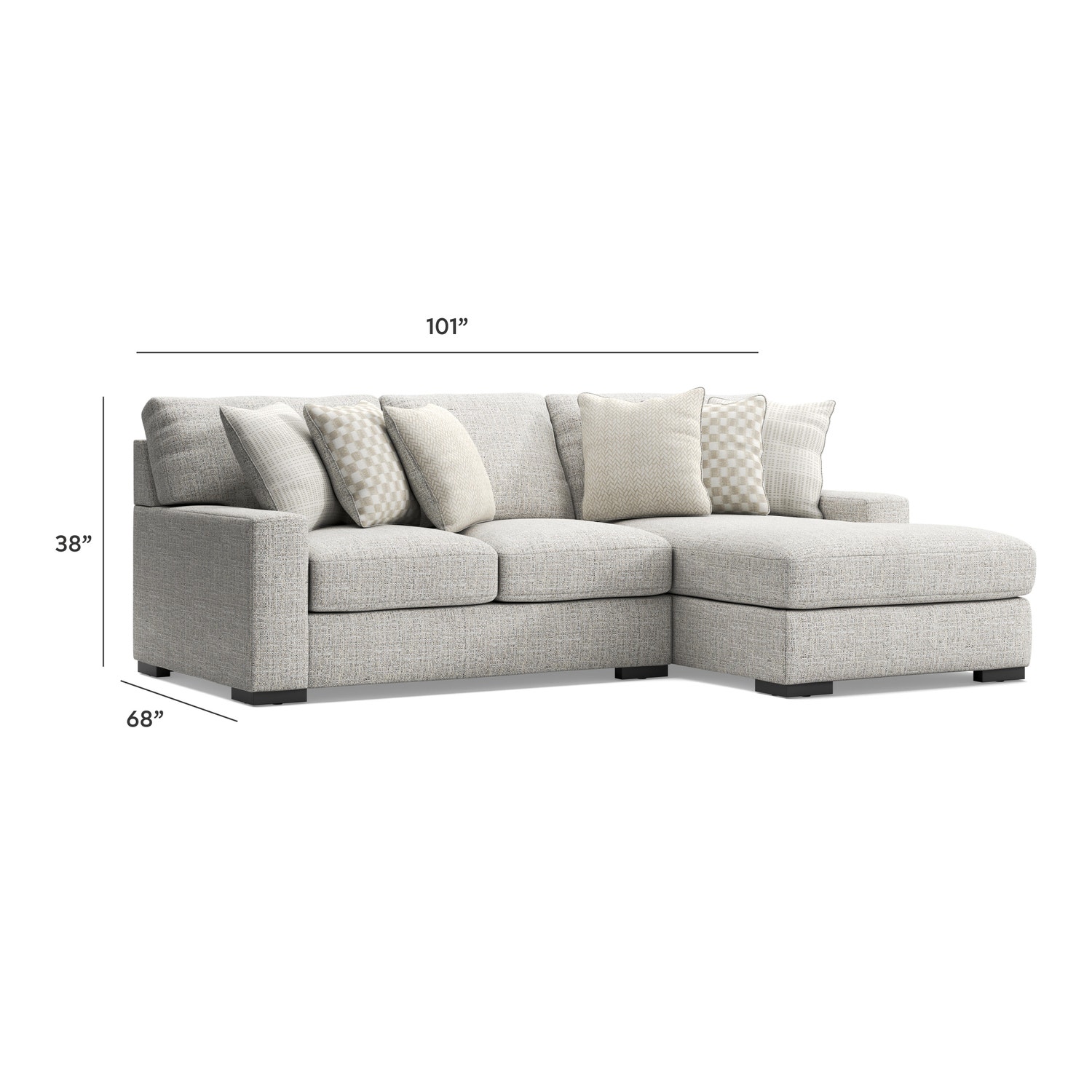 Larce 2-Piece Next-Gen Nuvella Performance Fabric Sofa Chaise, Stone by Ashley
