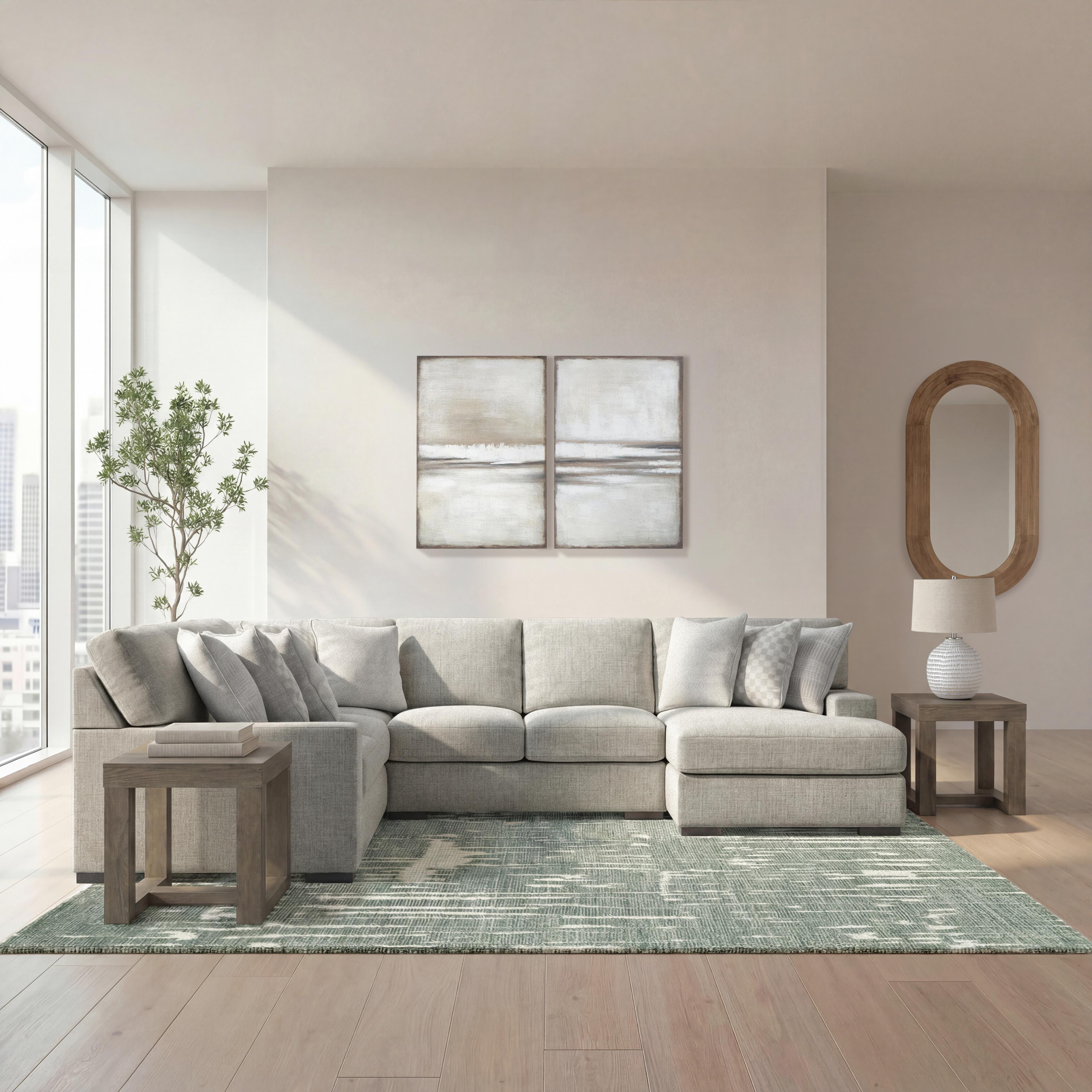 Seccional Larce de 6 piezas con chaise longue - image 2