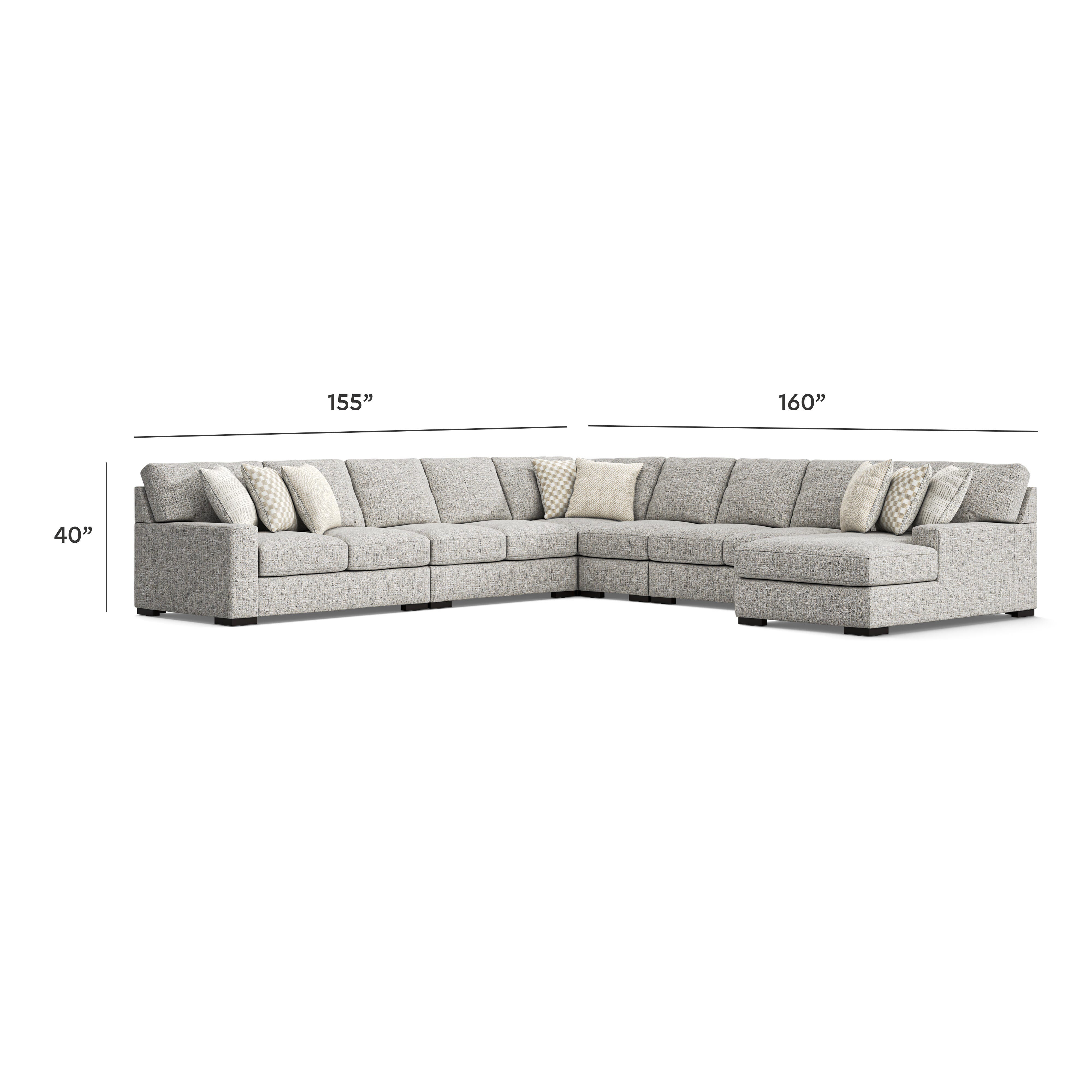 Seccional Larce de 6 piezas con chaise longue - image 7
