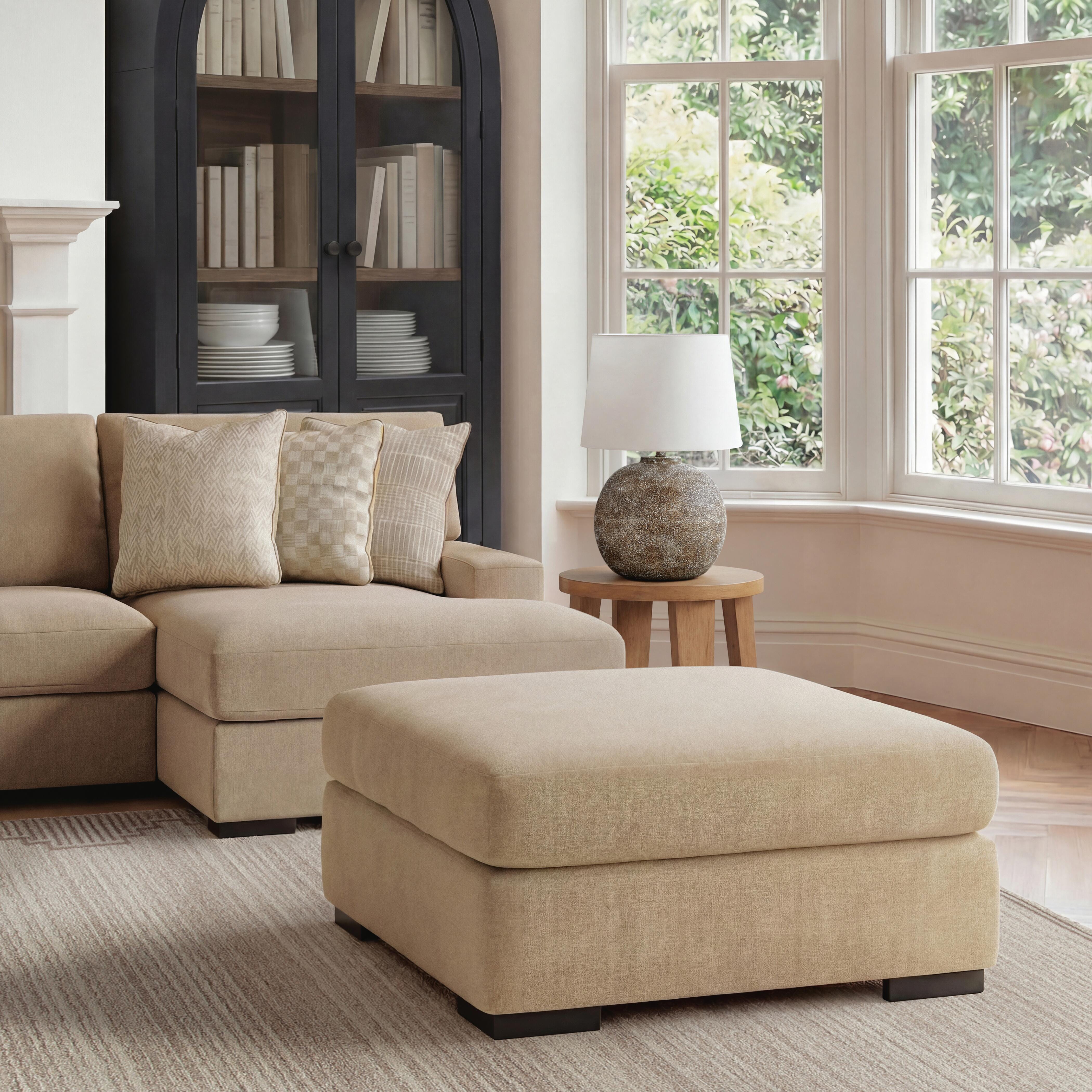 Larce Oversized Accent Ottoman - image 2
