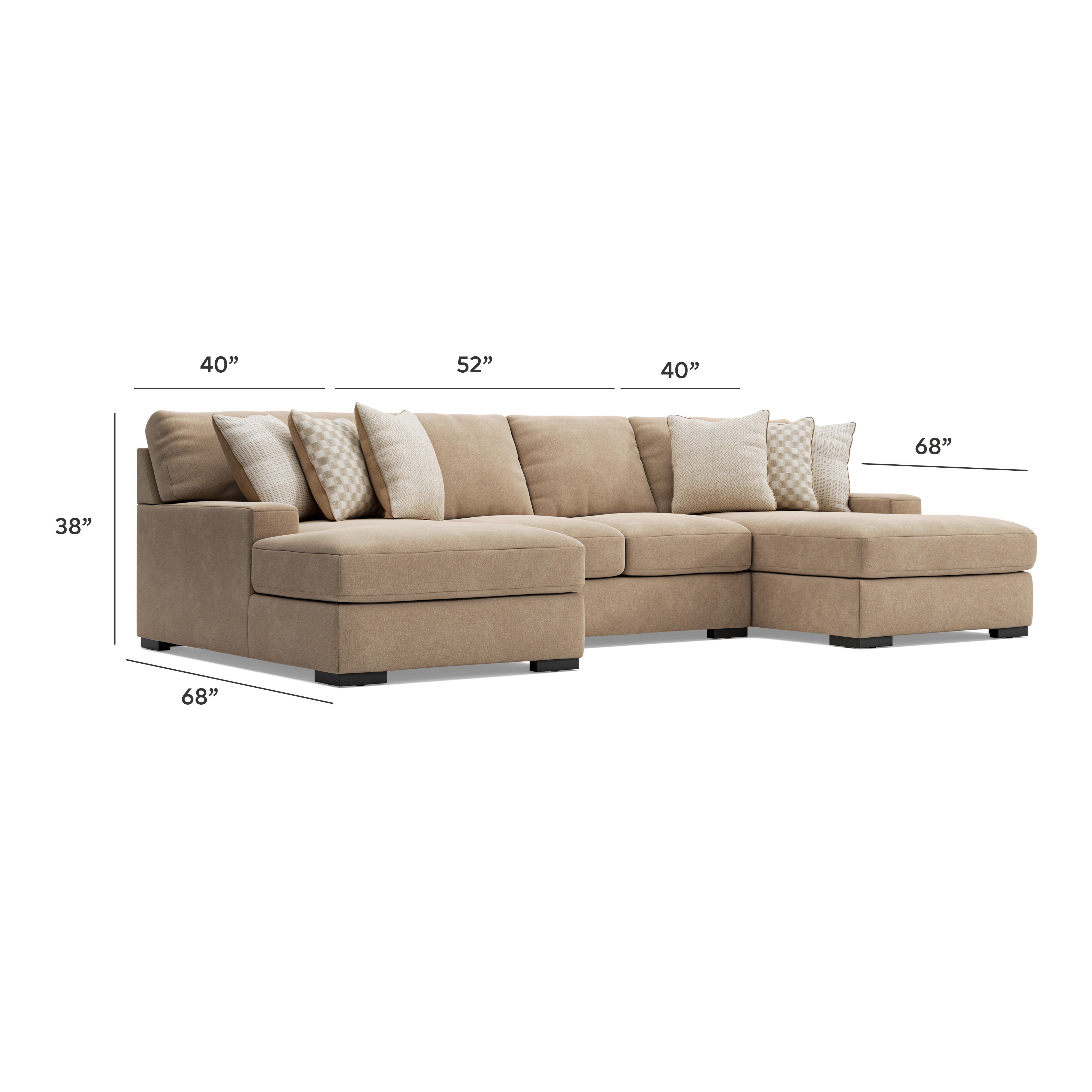 Seccional Larce de 3 piezas con chaise longue - image 7