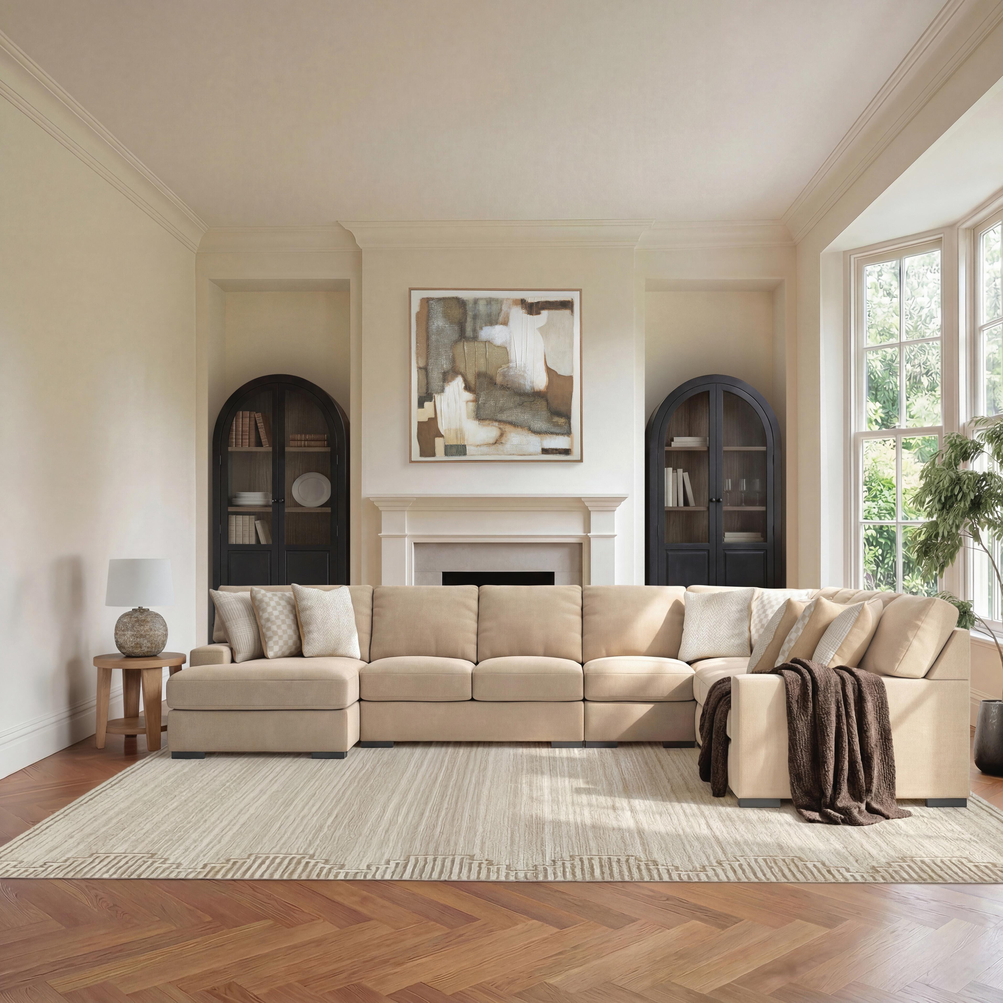 Seccional Larce de 6 piezas con chaise longue - image 2