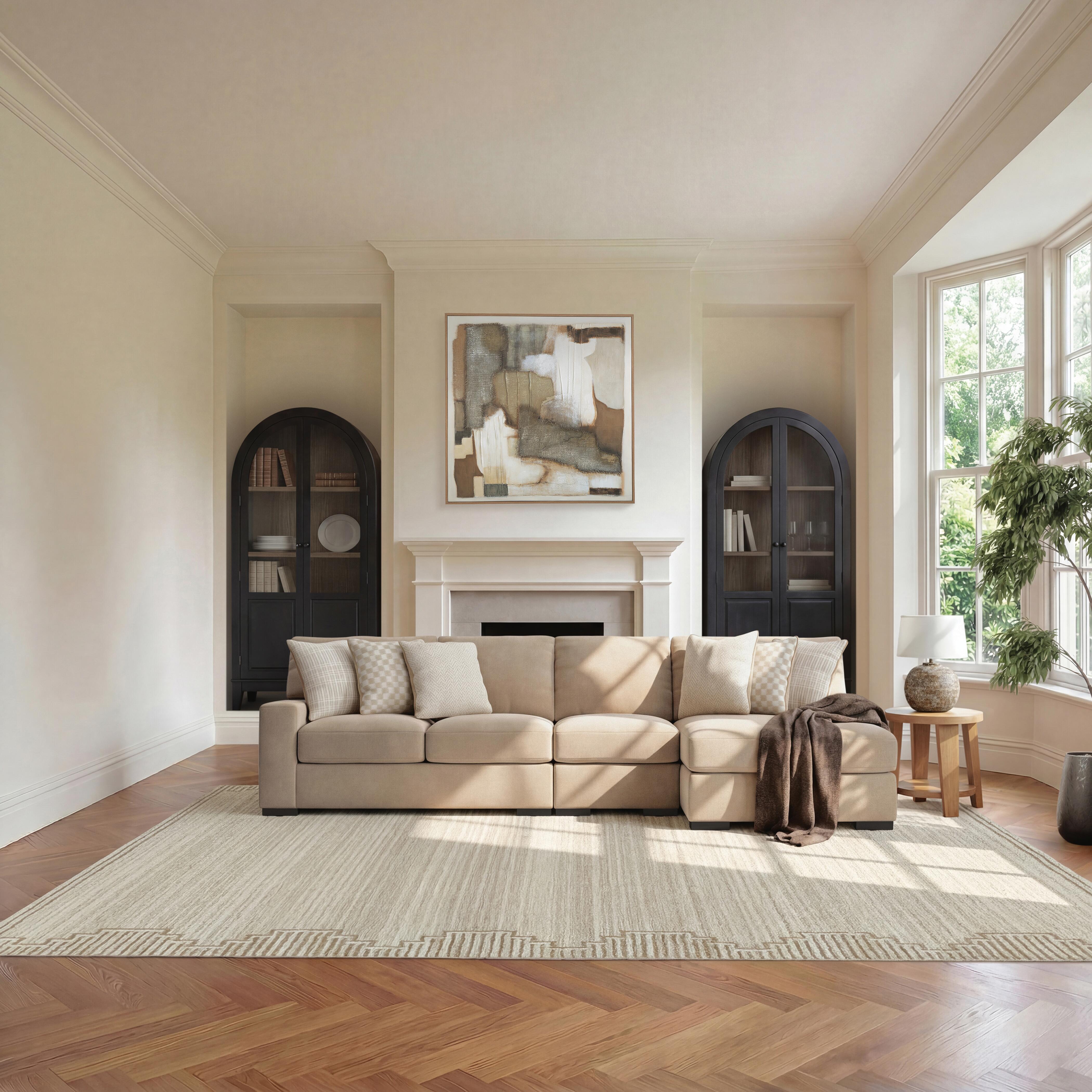 Seccional Larce de 3 piezas con chaise longue - image 2