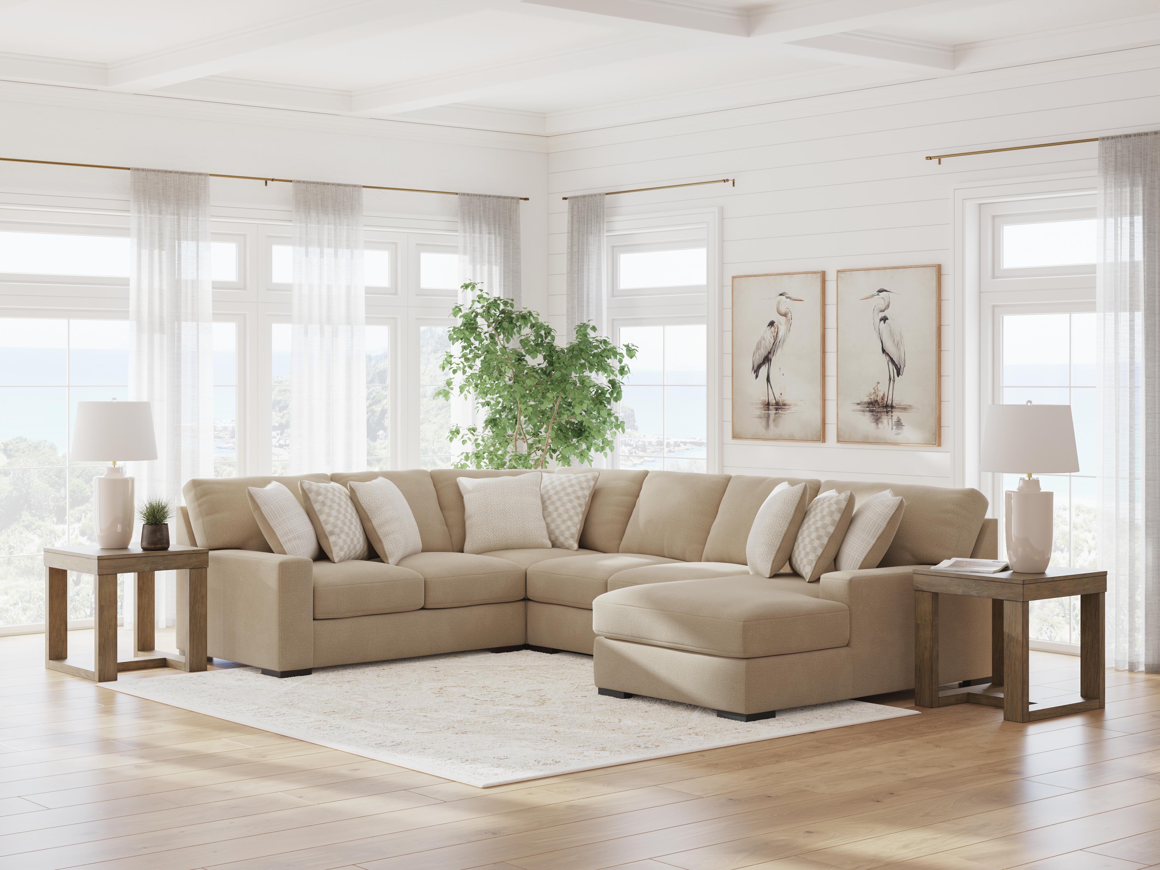 Larce 4-Piece Next-Gen Nuvella™ Performance Fabric Sectional with