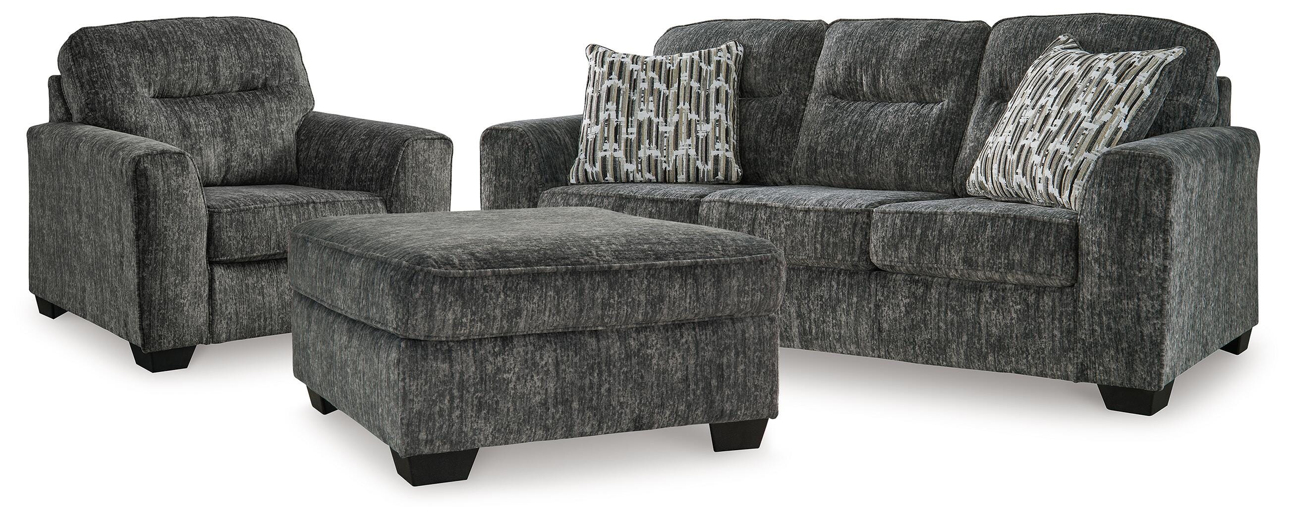 Sofá Lonoke, sillón extragrande y otomana - image 1