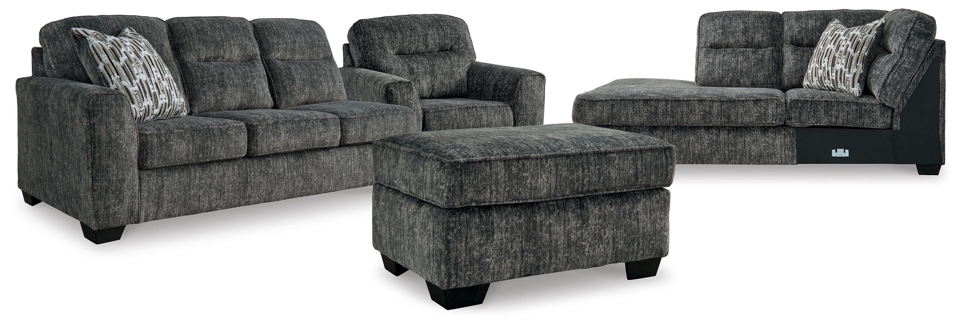 Seccional Lonoke de 2 piezas, sillón extra grande y otomana - image 1
