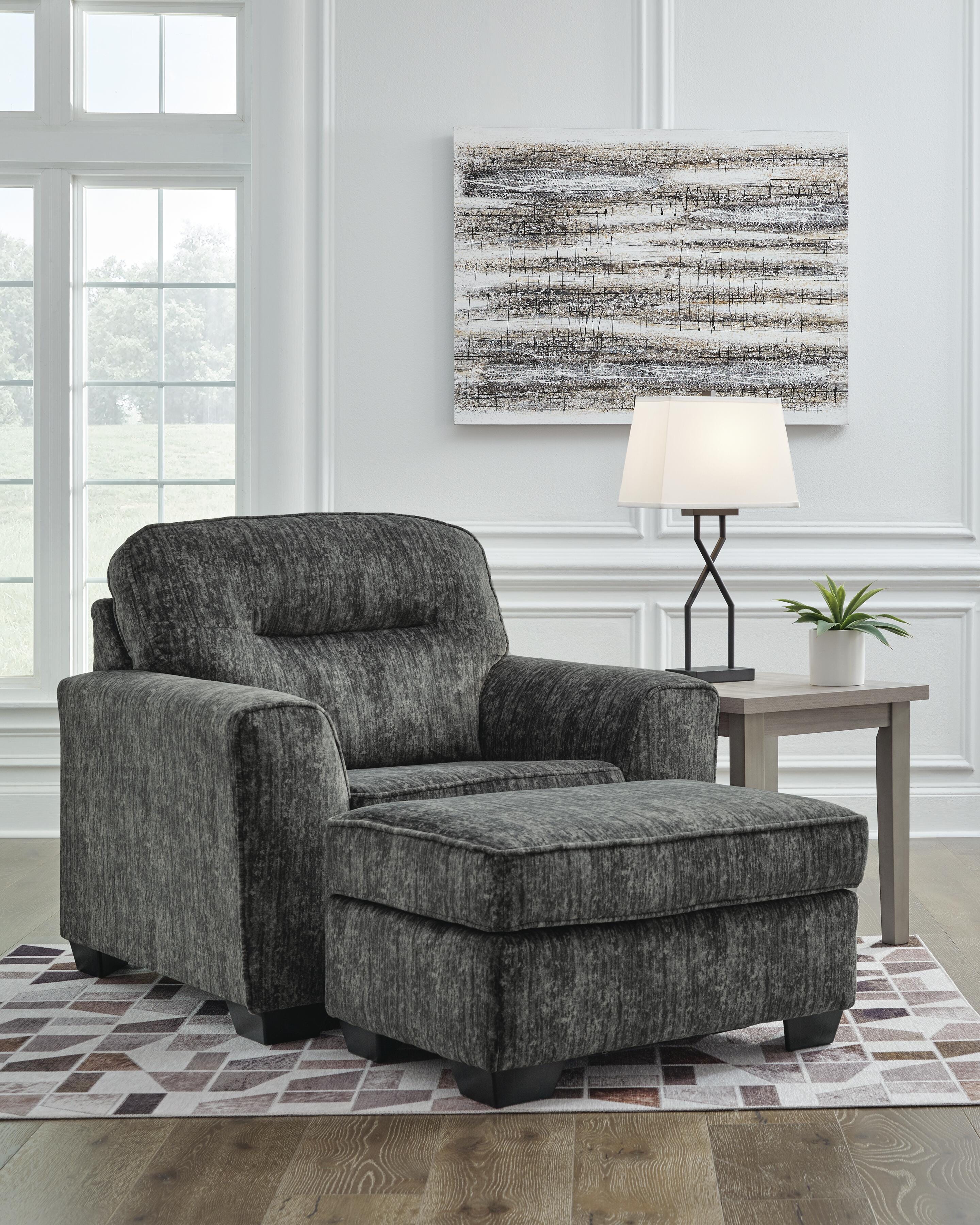 Sillón y otomana grandes Lonoke - image 1