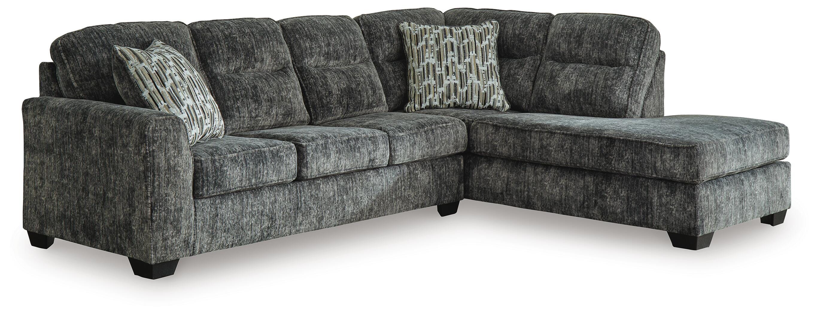 Lonoke 2-Piece Sectional with Chaise, Gunmetal, large