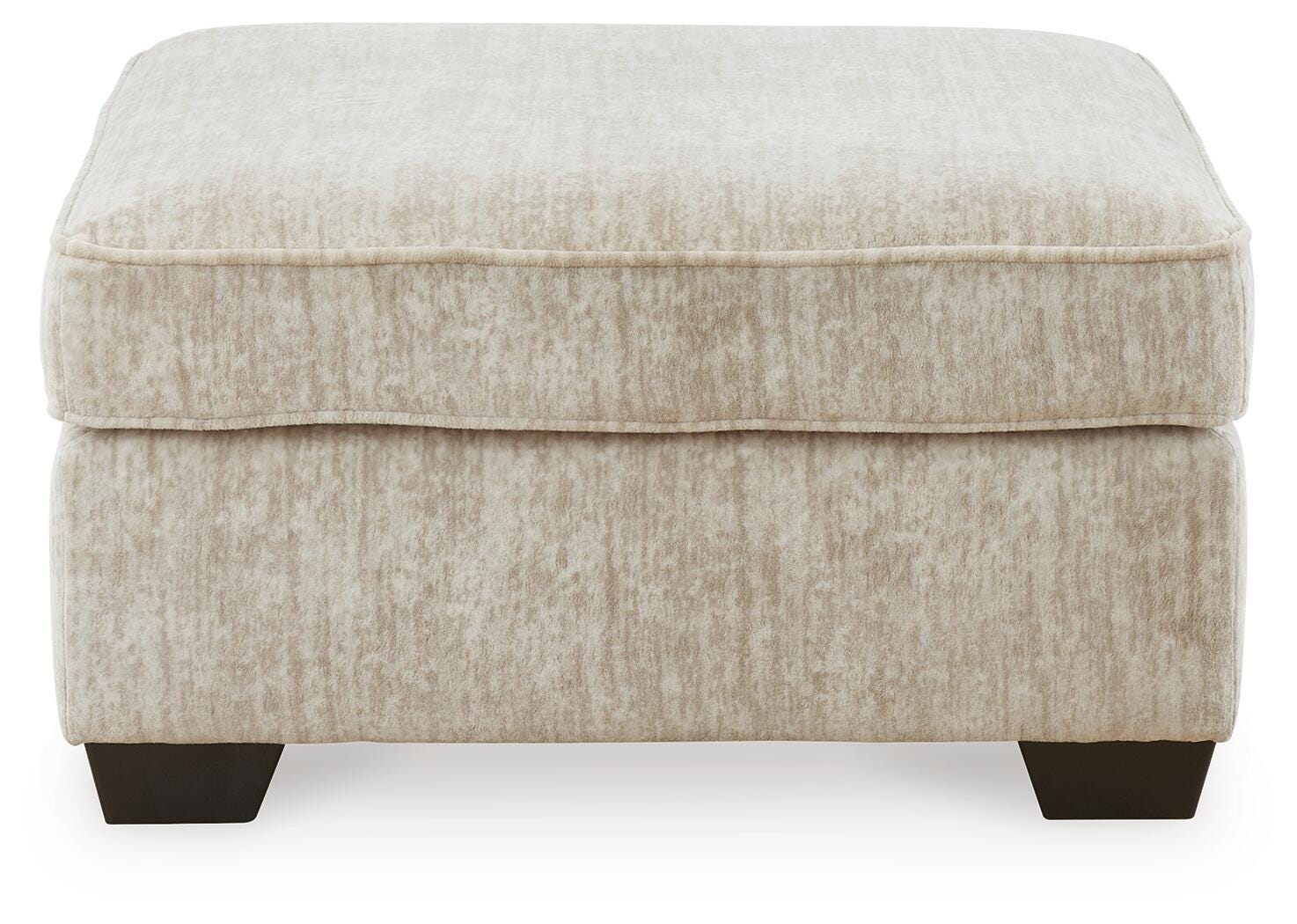Lonoke Oversized Accent Ottoman, Parchment, large