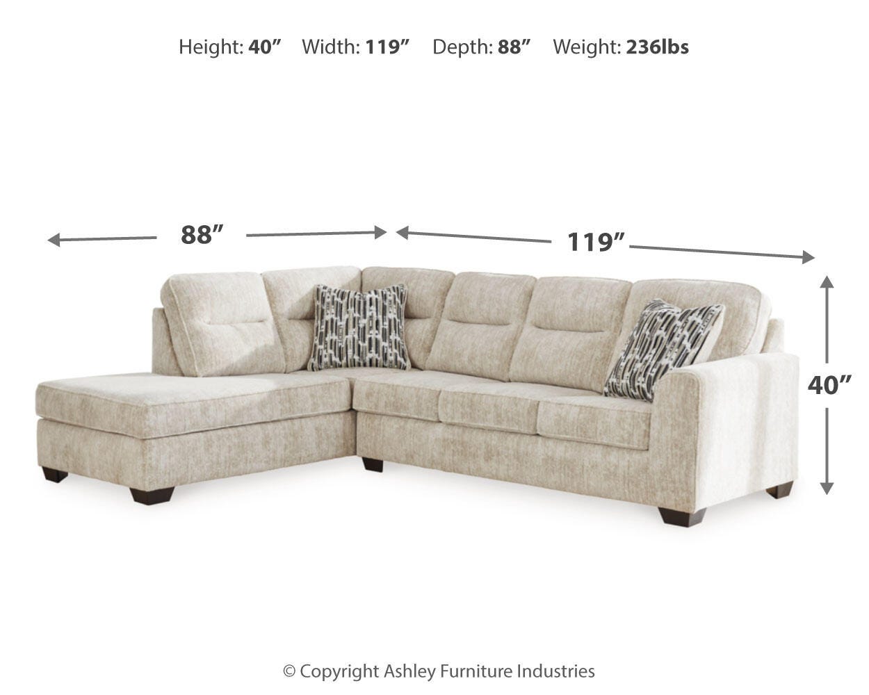 Lonoke 2-Piece Sectional with Chaise - image 4