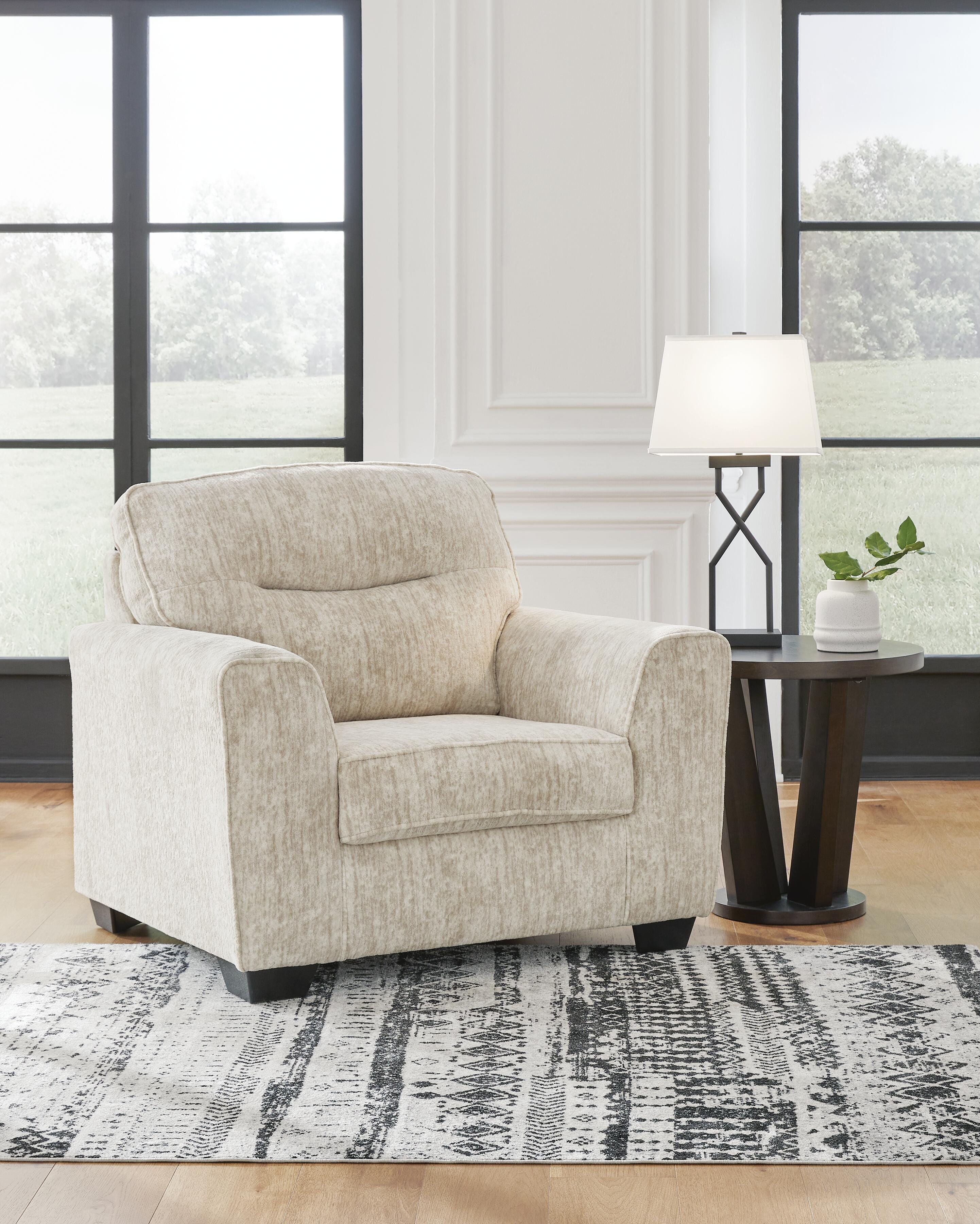 Lonoke Oversized Chair, Parchment, rollover