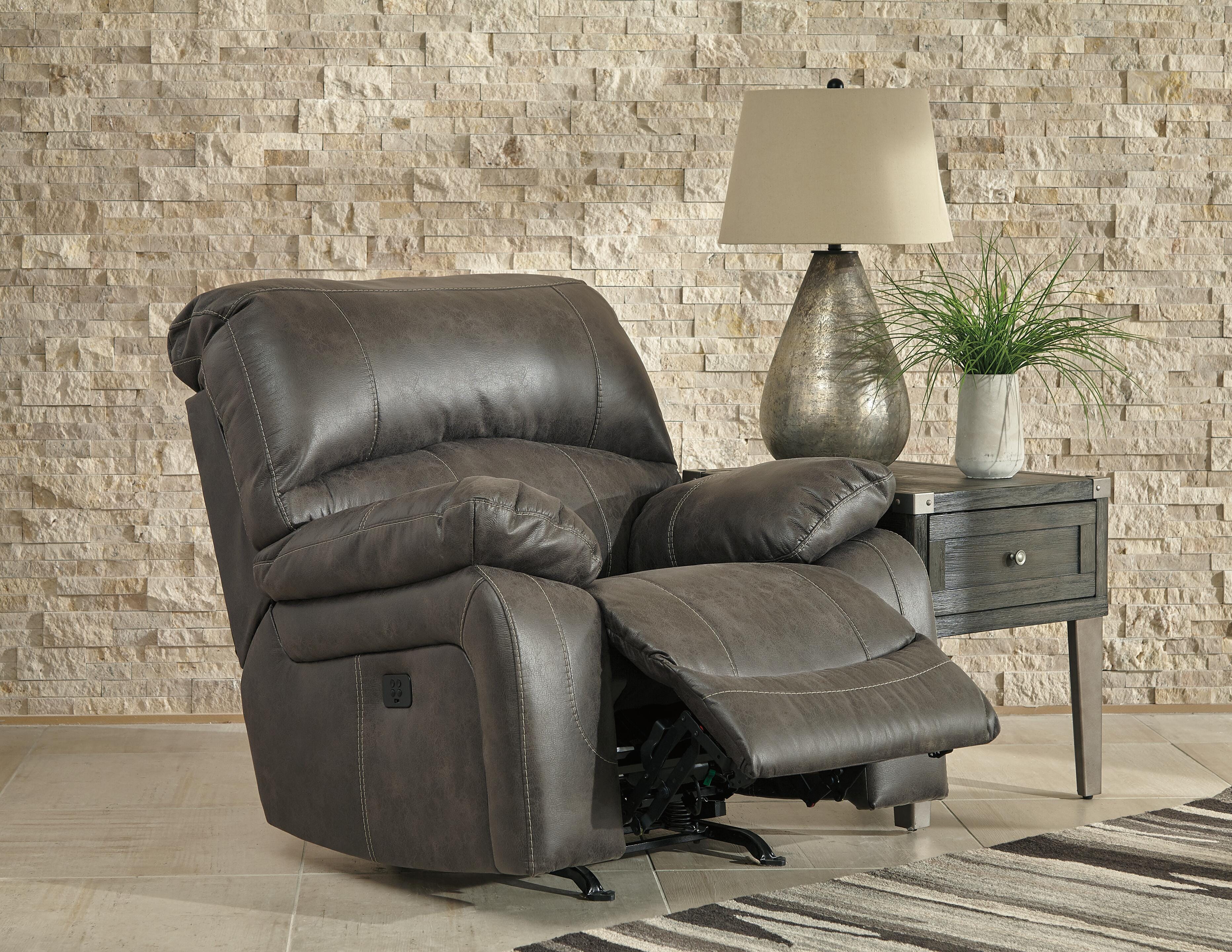 Dunwell Power Recliner, Steel, large