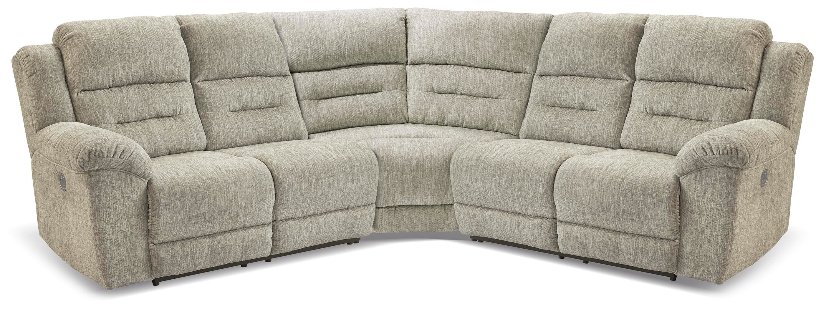 Family Den 3-Piece Dual Power Reclining Sectional