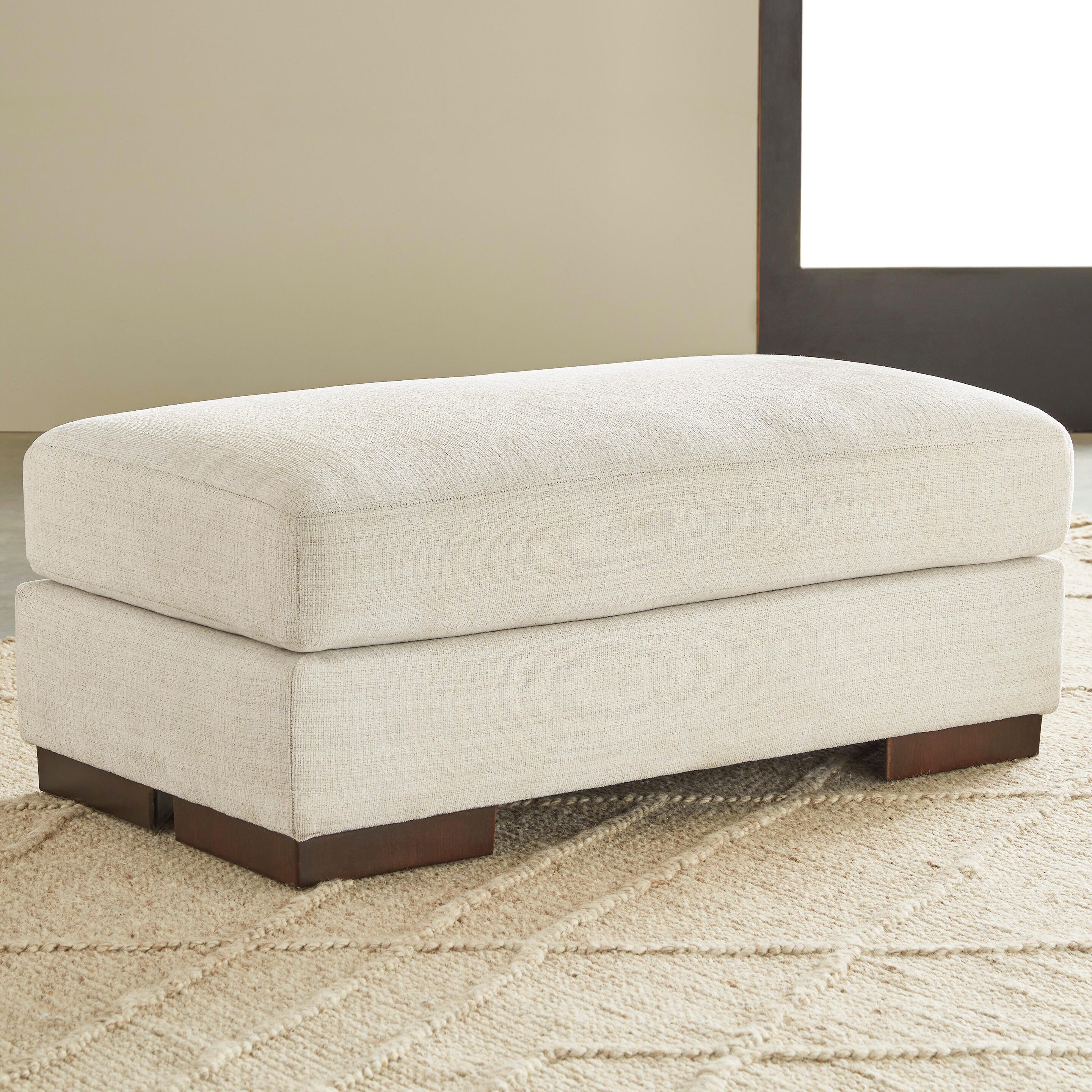 Maggie Ottoman, Birch, large