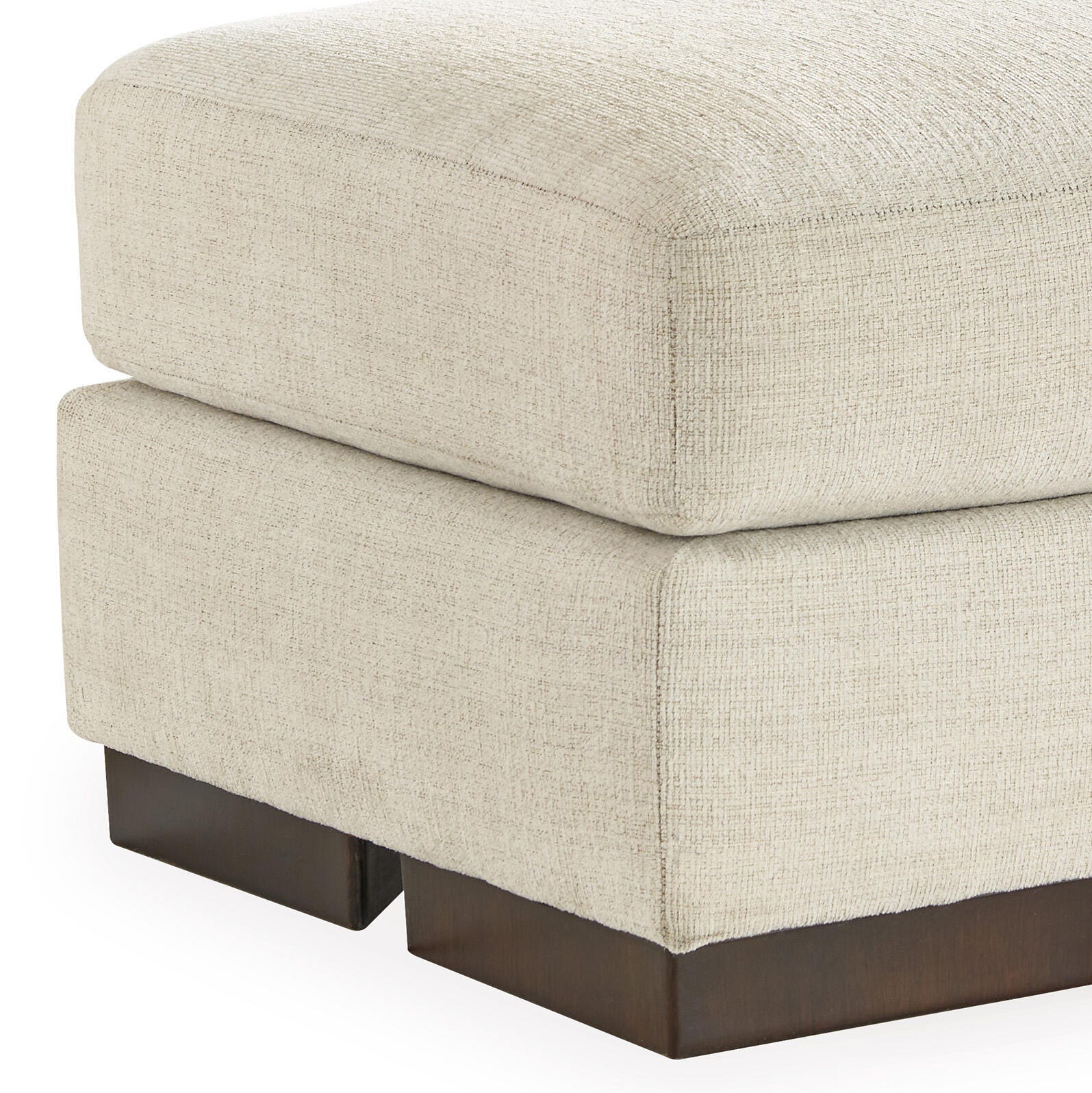 Maggie Ottoman, Birch, large
