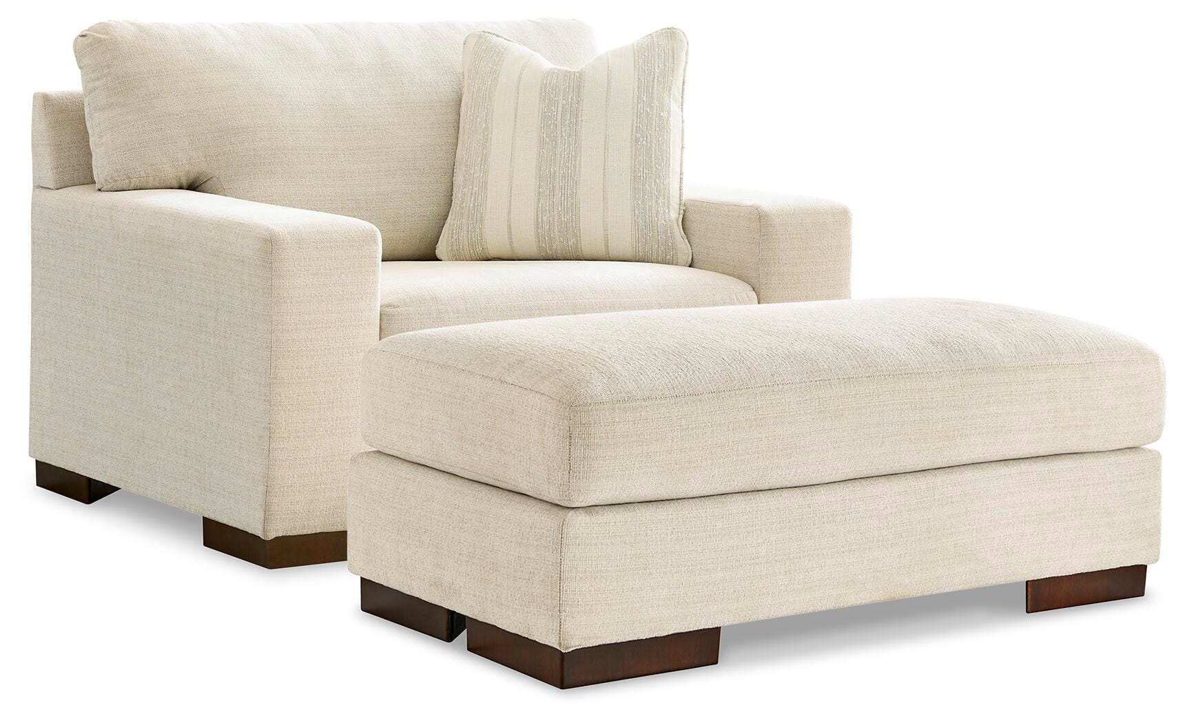 Sillón y otomana Maggie de gran tamaño - image 2
