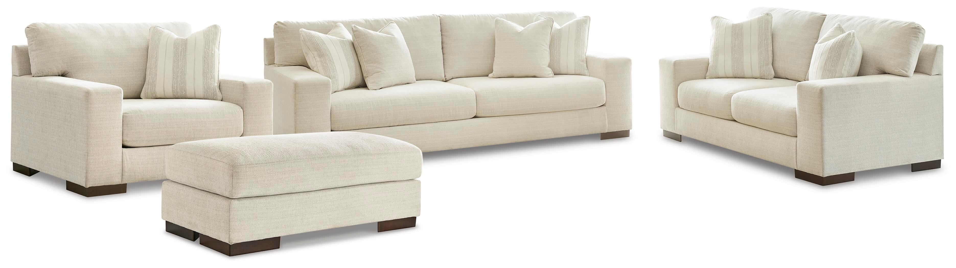 Sofá Maggie, sofá de dos plazas, sillón y otomana - image 1