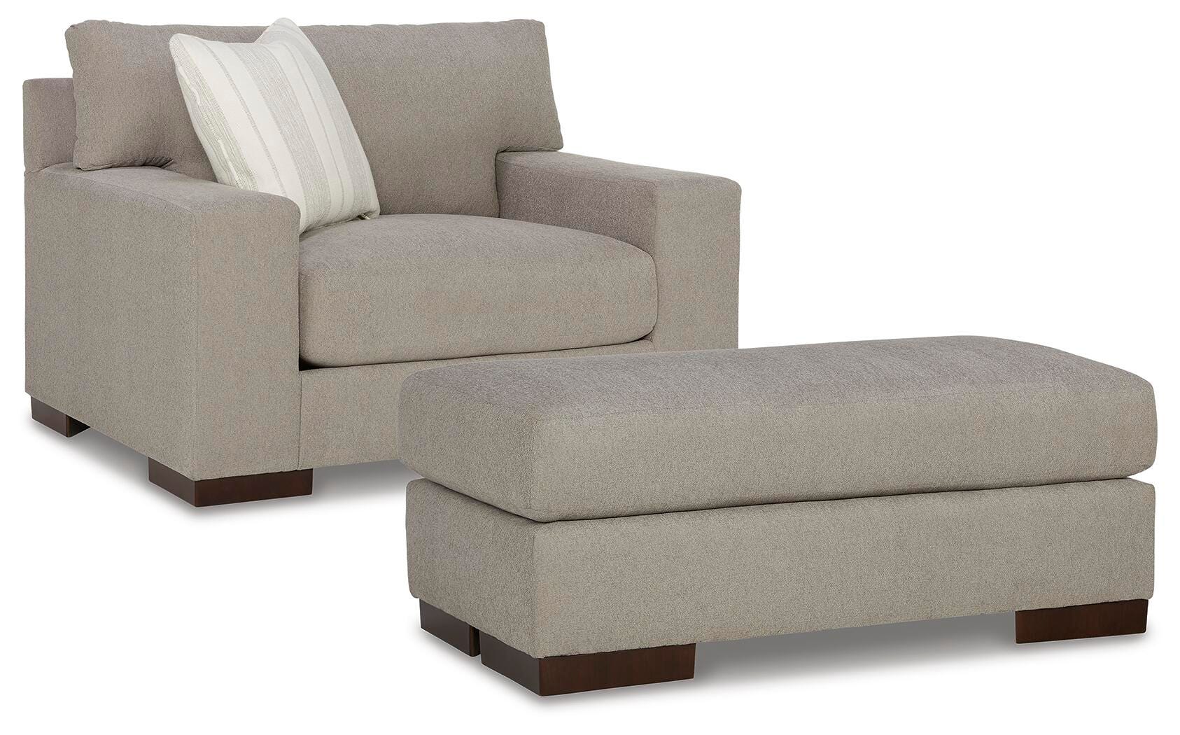 Maggie Oversized Chair and Ottoman - image 2