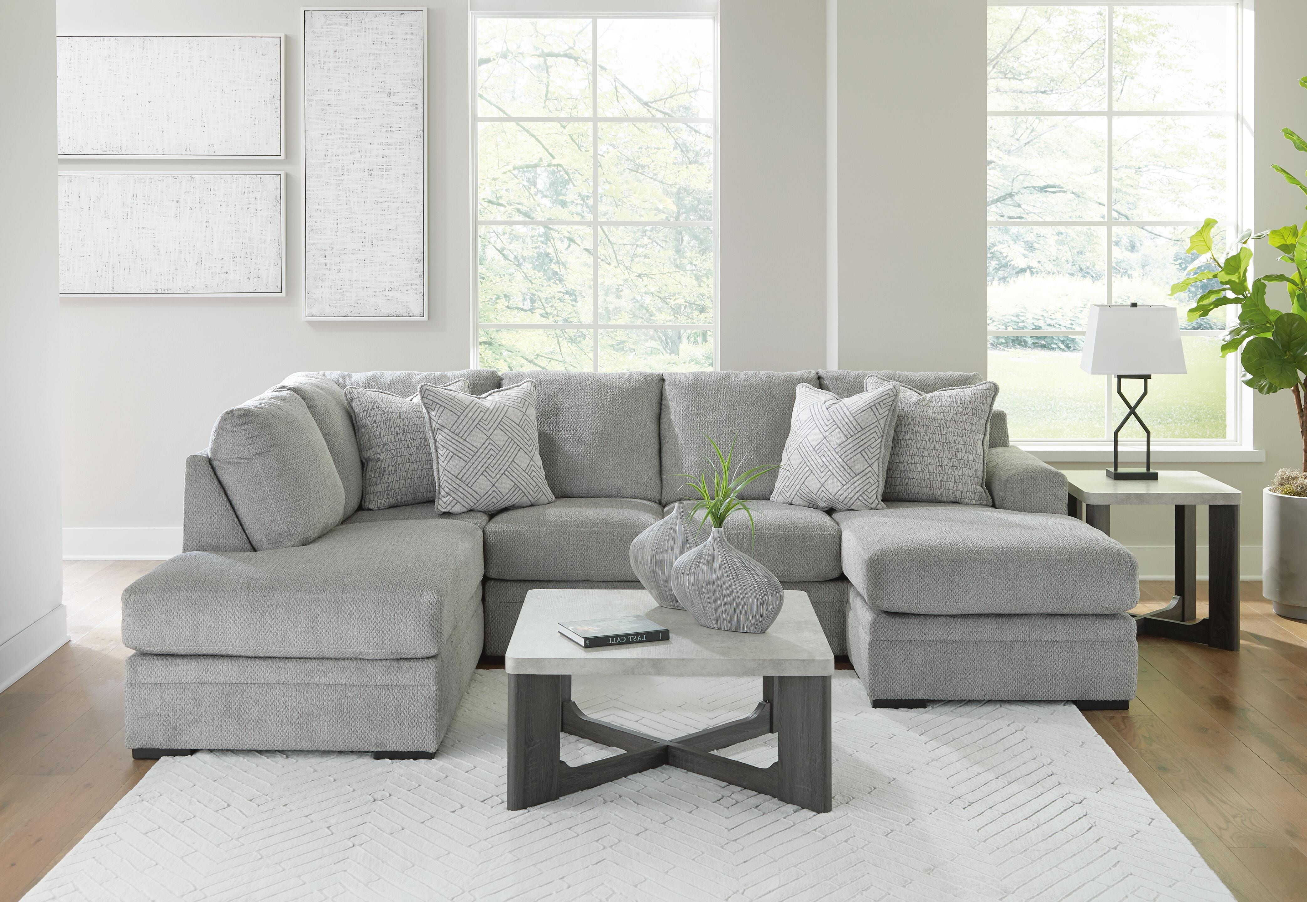 アメリカ家具Ashley バーチェア　グレー2 Casselbury 2-Piece Sectional with Chaise | Ashley