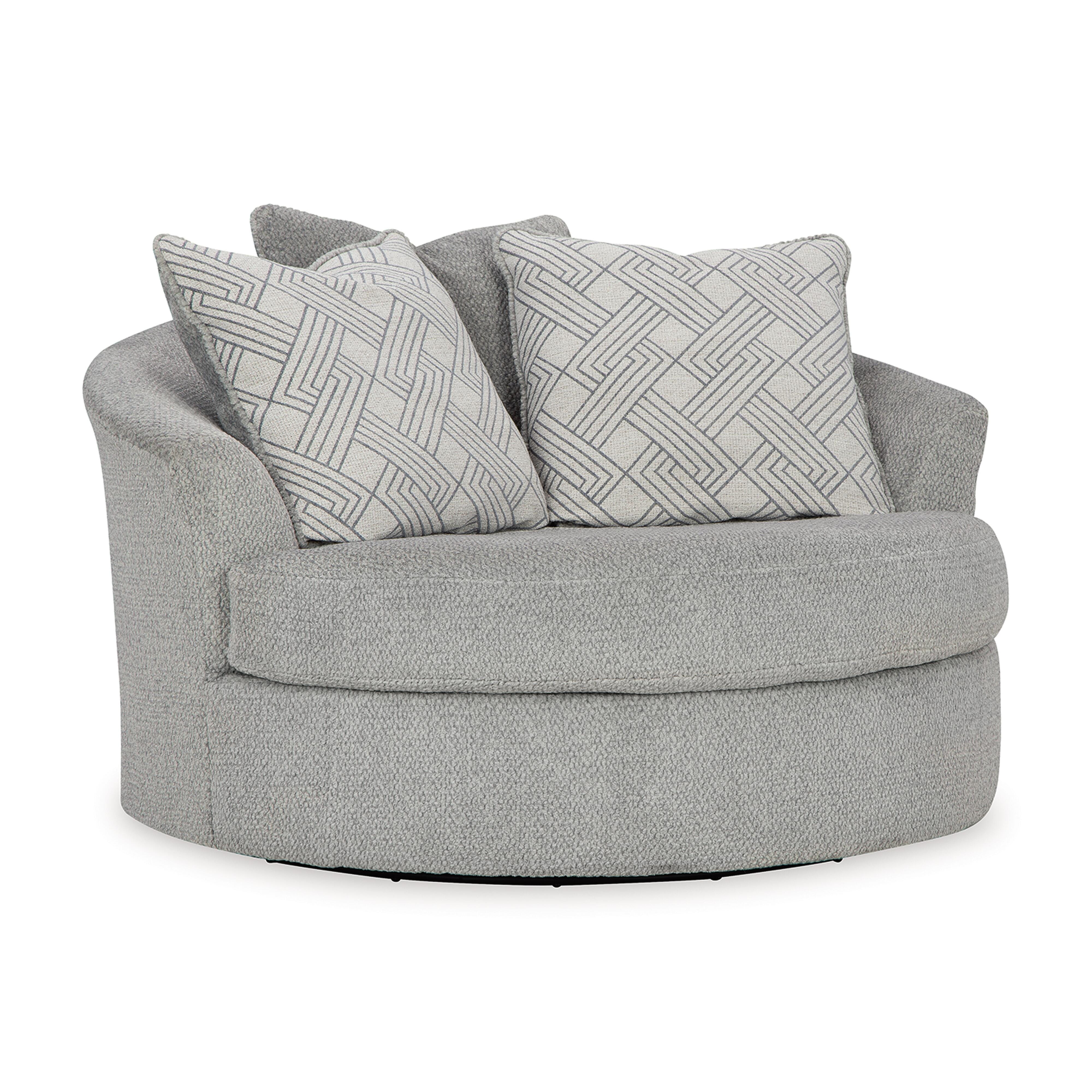 Casselbury Oversized Swivel Accent Chair, , large