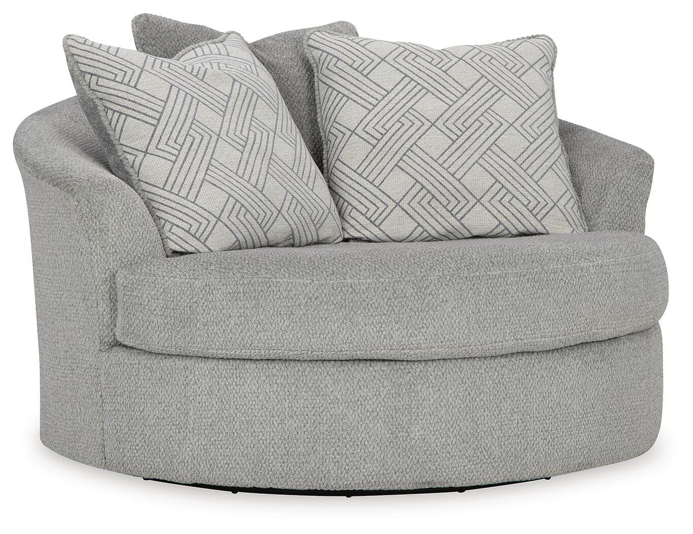 Casselbury Oversized Swivel Accent Chair, , large