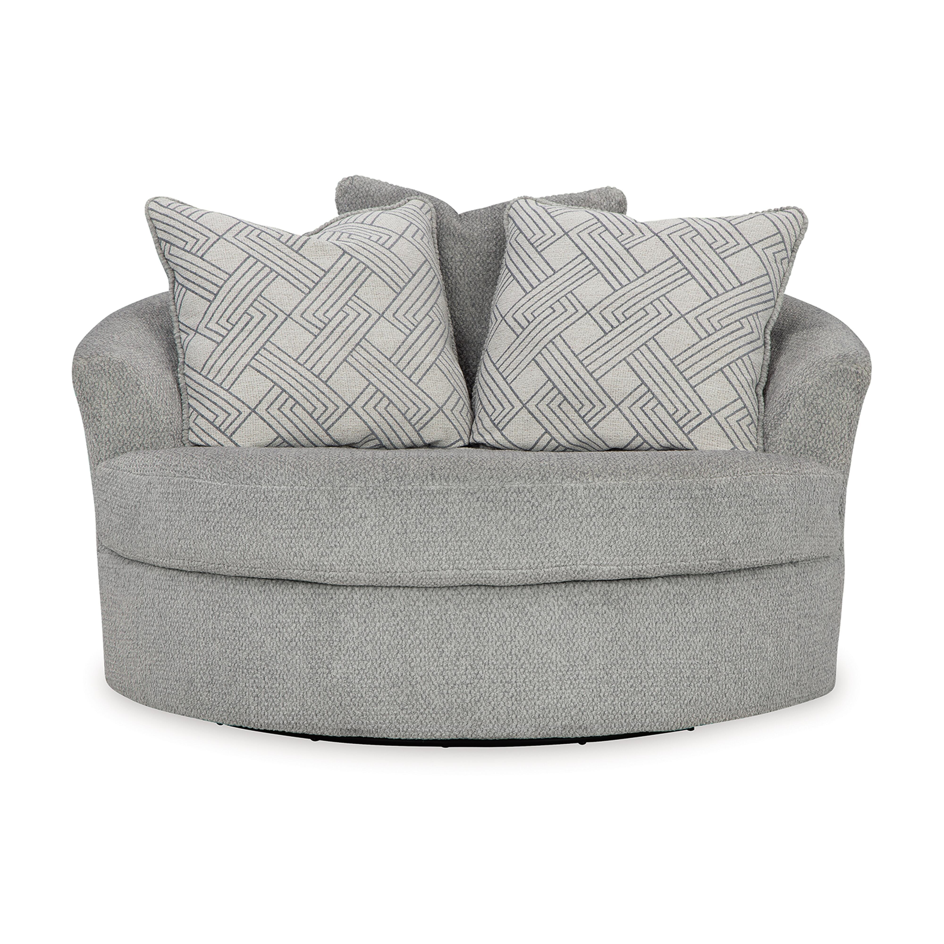 Casselbury Oversized Swivel Accent Chair, , large