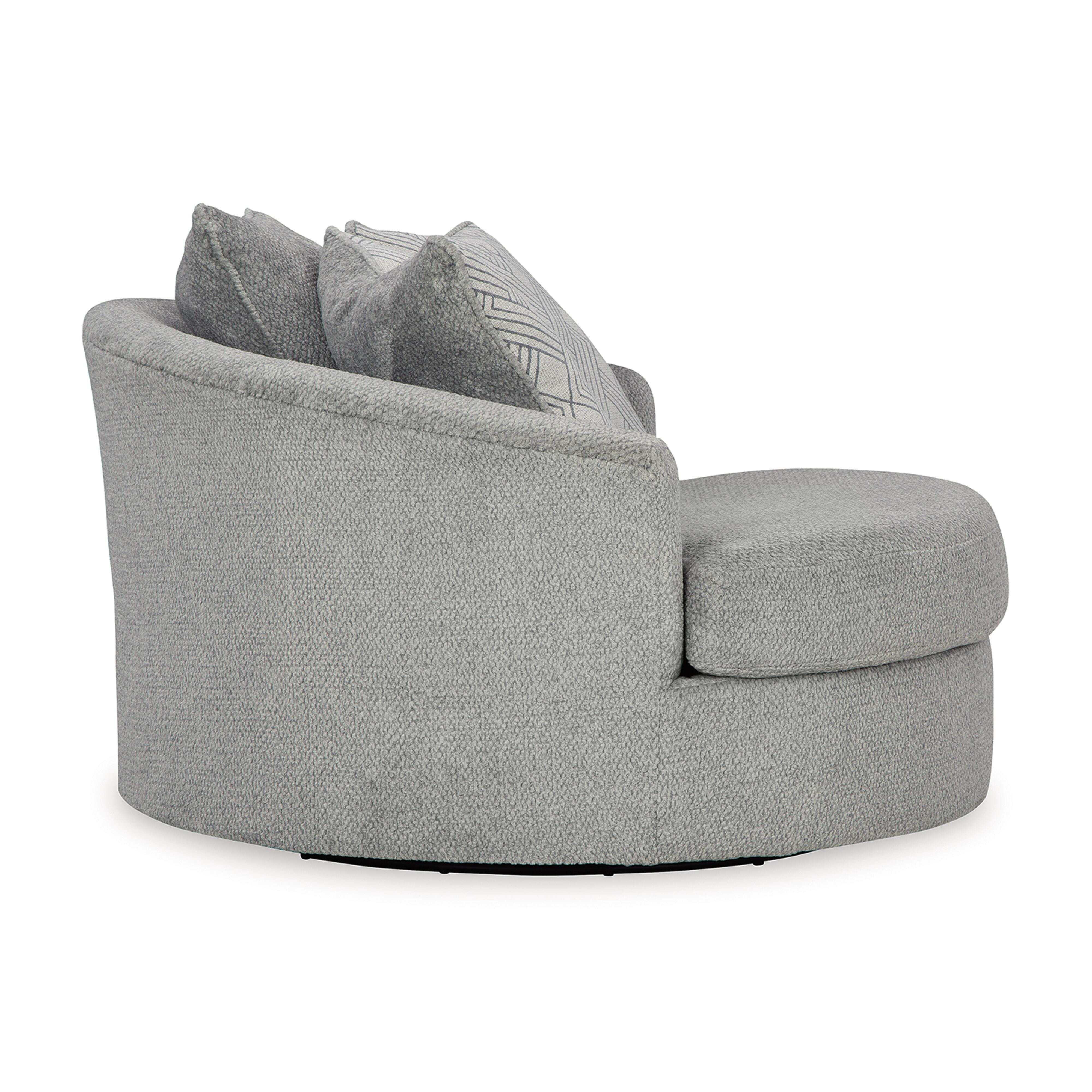 Casselbury Oversized Swivel Accent Chair, , large