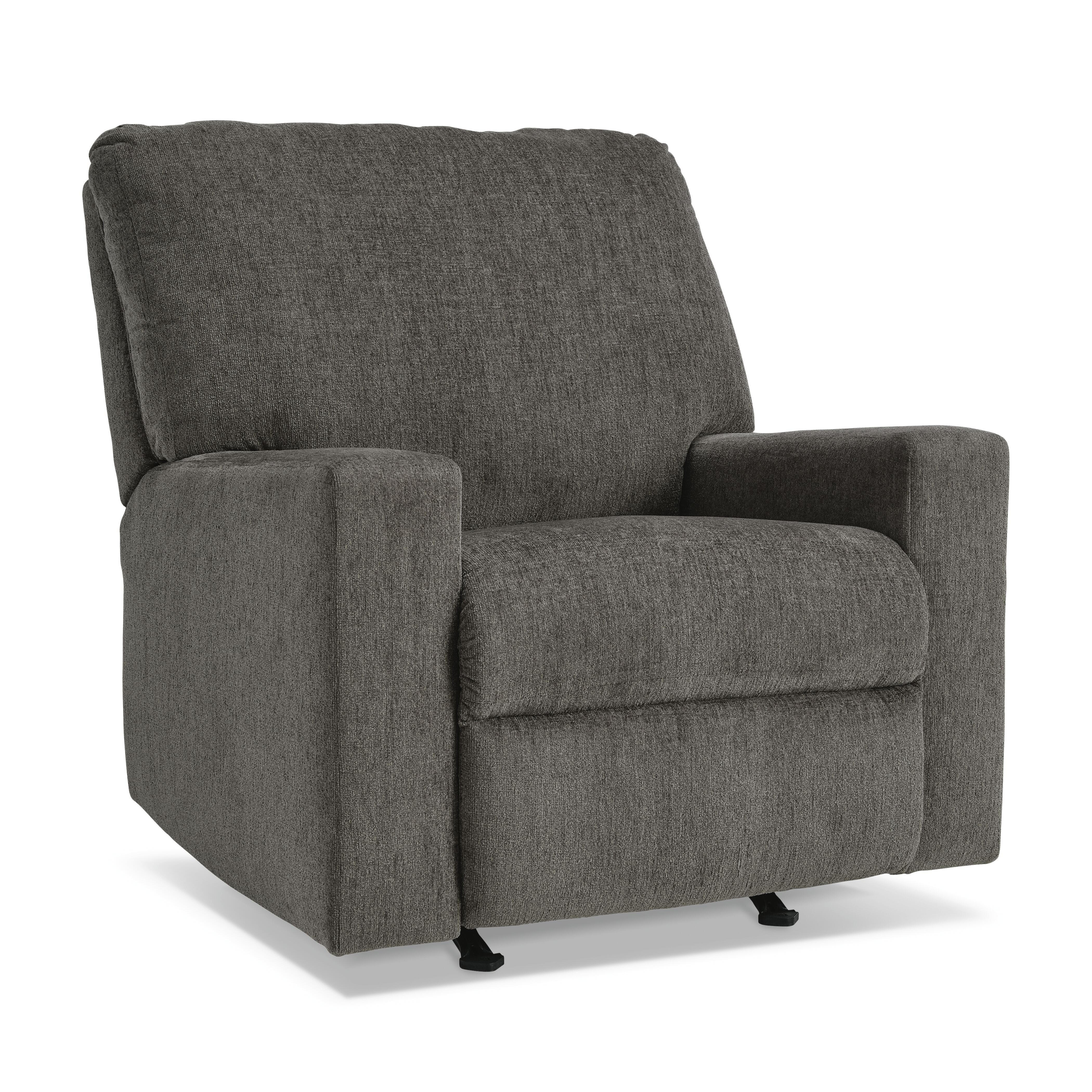 Rannis Recliner, Pewter, large