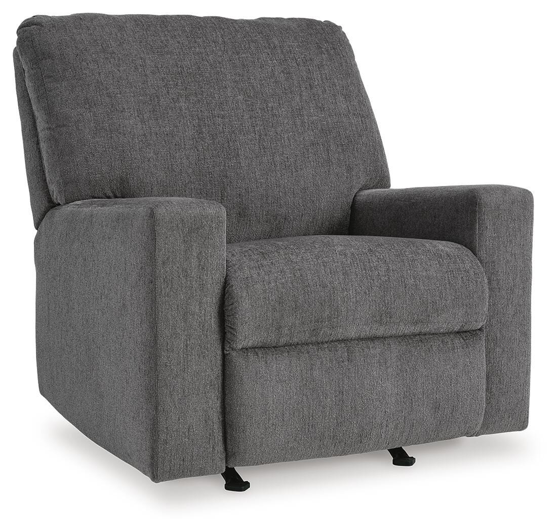 Rannis Recliner, Pewter, large