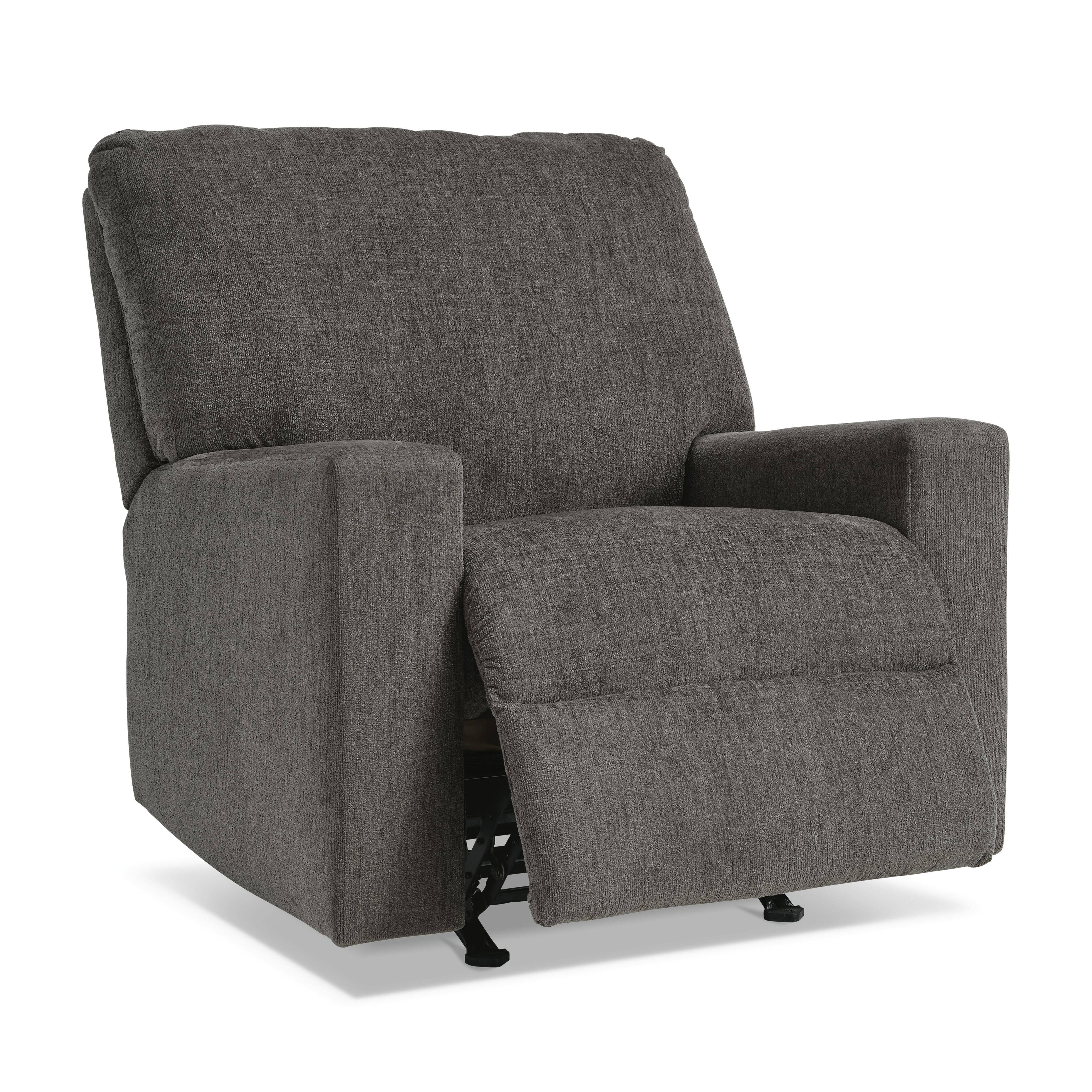 Rannis Recliner, Pewter, large