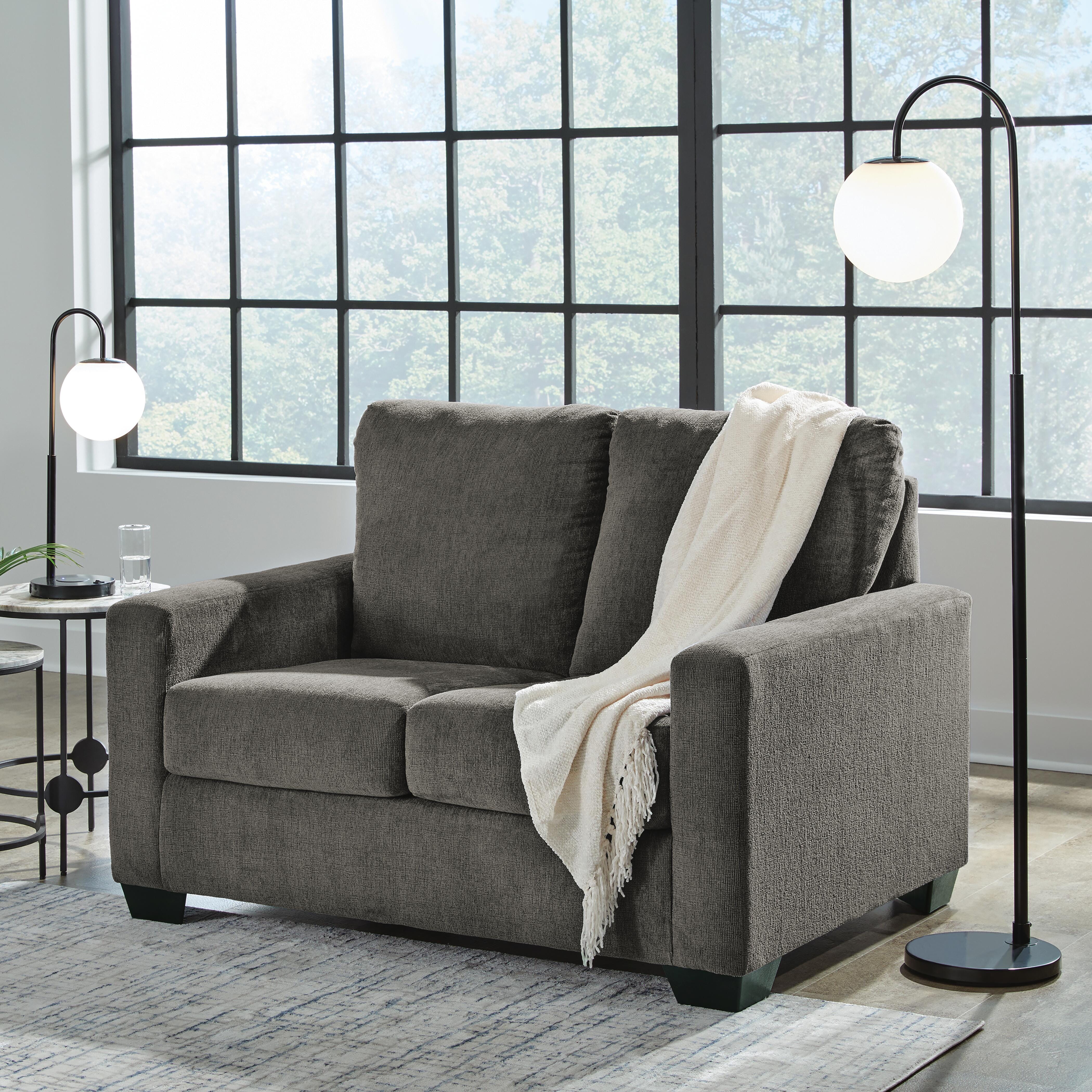 Rannis Twin Sofa Sleeper, Pewter, large