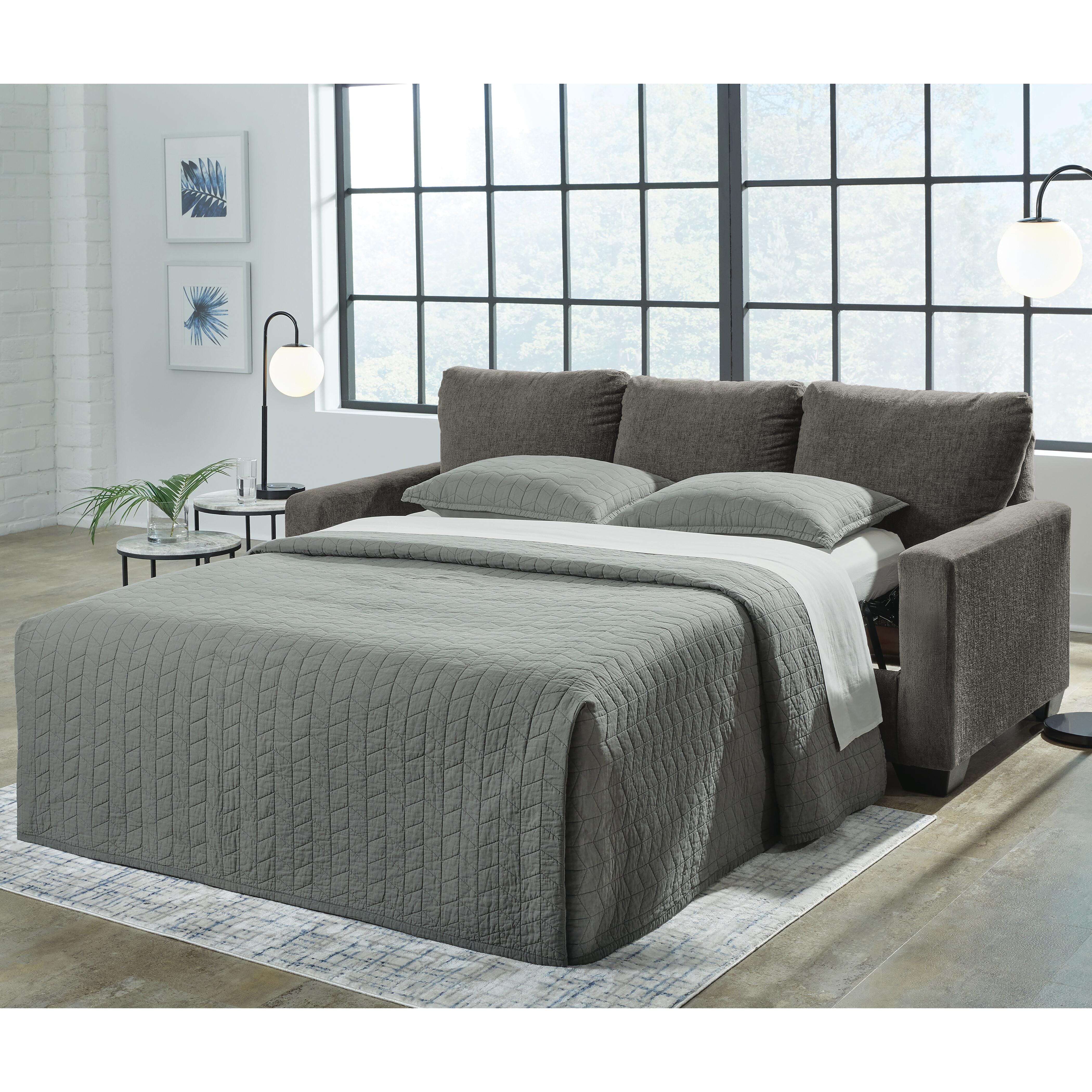 Rannis Queen Sofa Sleeper, Pewter, large