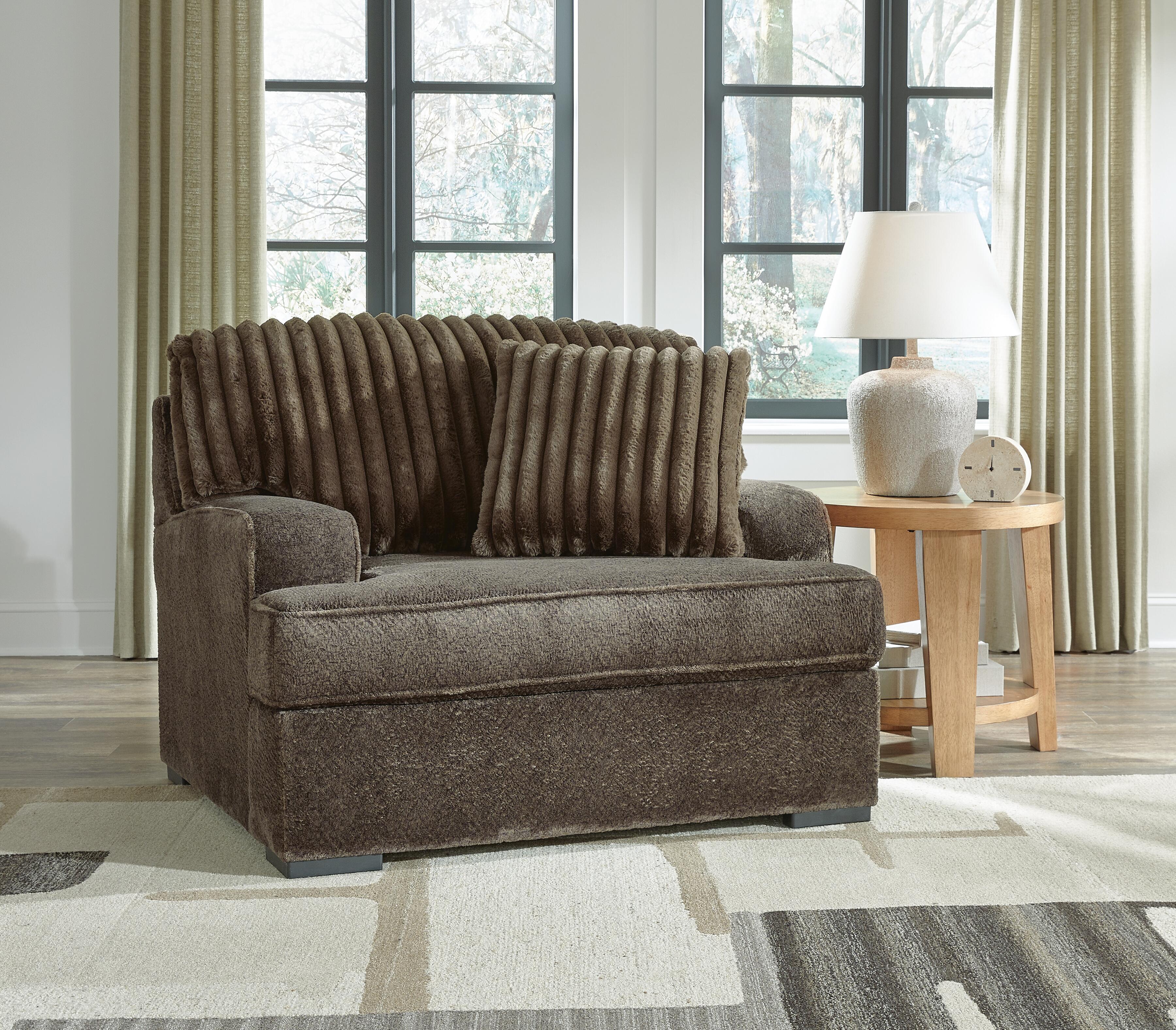 Sofá, sofá de dos plazas, sillón extra grande y otomana Aylesworth - image 17