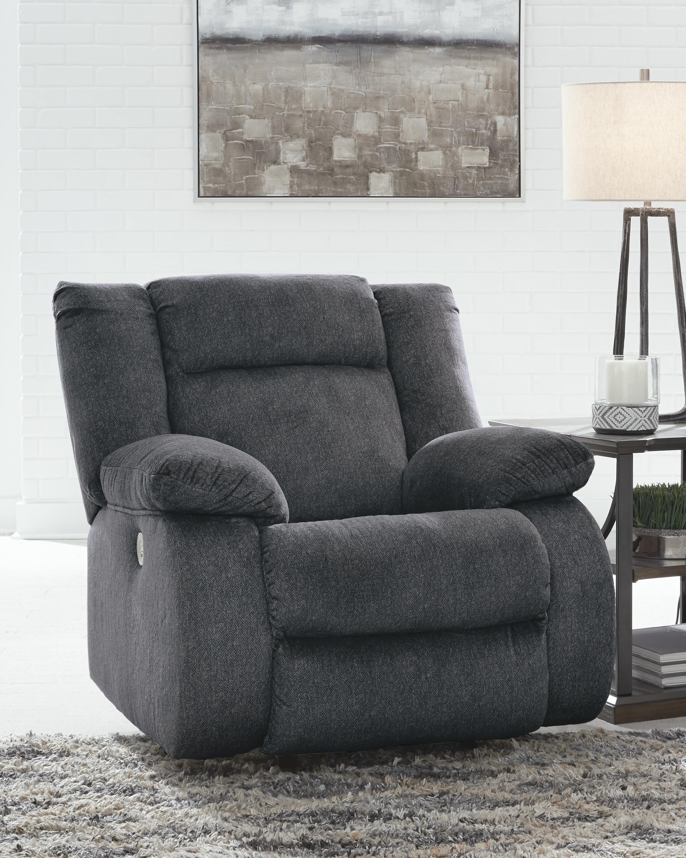 Burkner Power Recliner, Marine, large