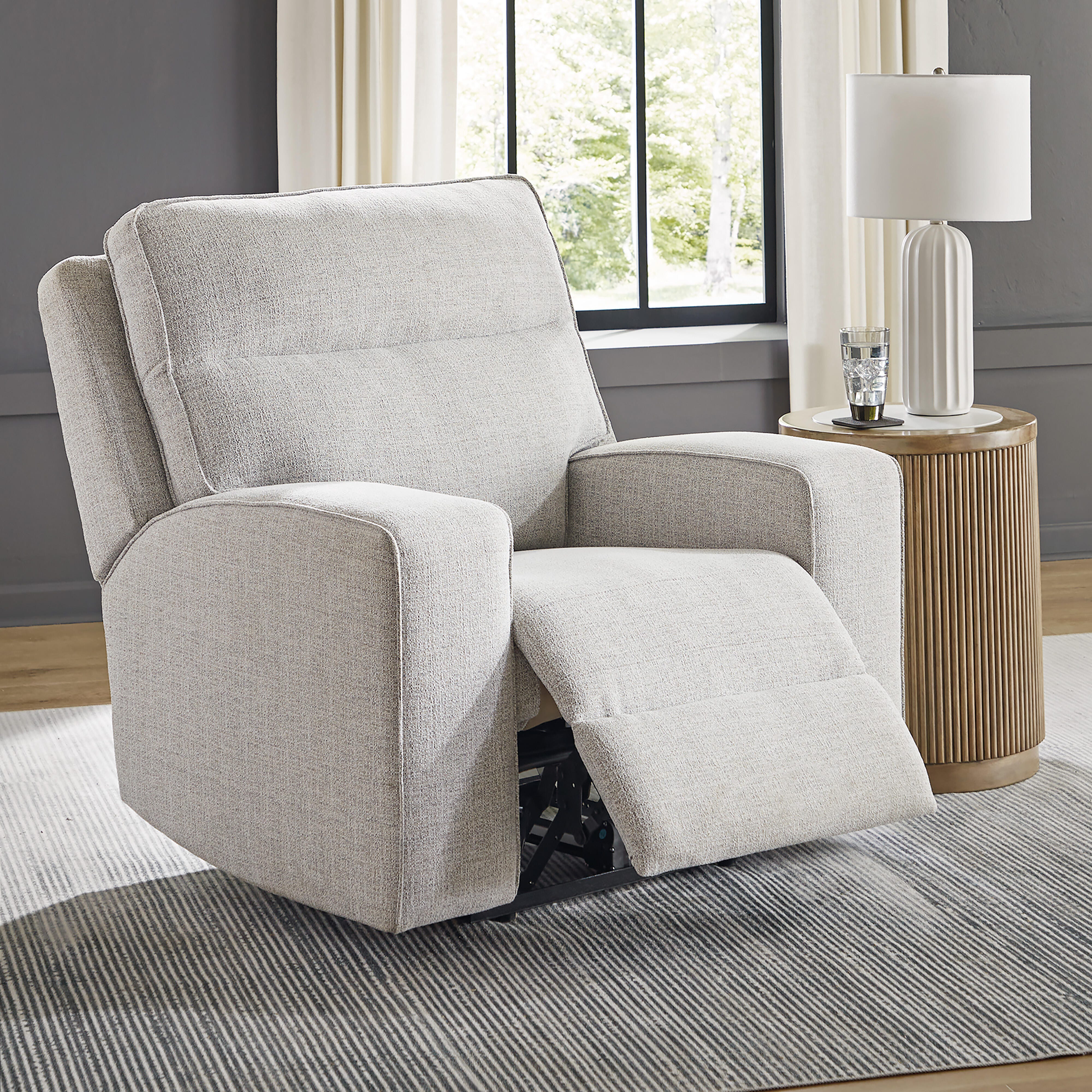 Jasperson Next-Gen Nuvella™ Performance Fabric Dual Power Recliner