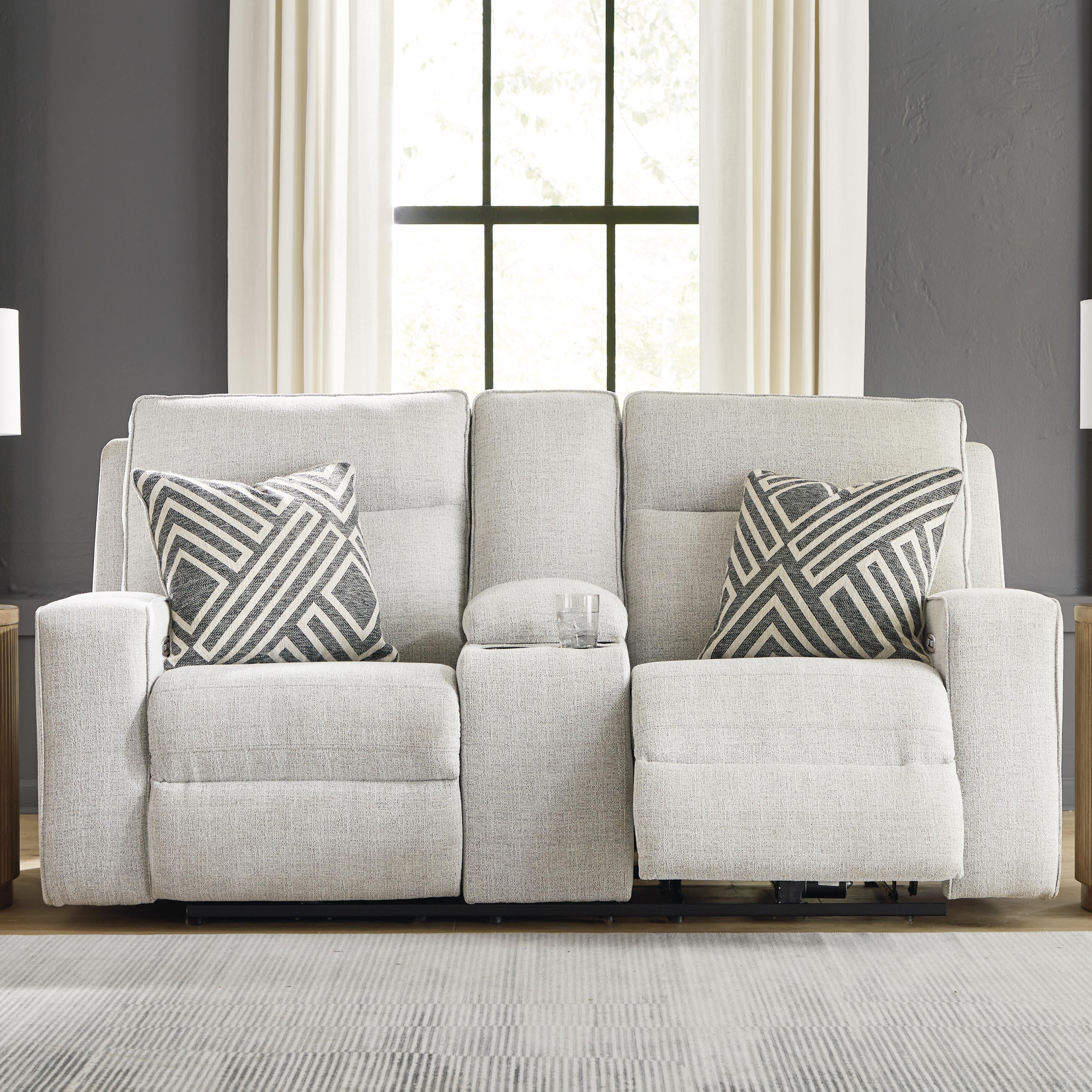 Jasperson Power Reclining Loveseat with Console - image 2