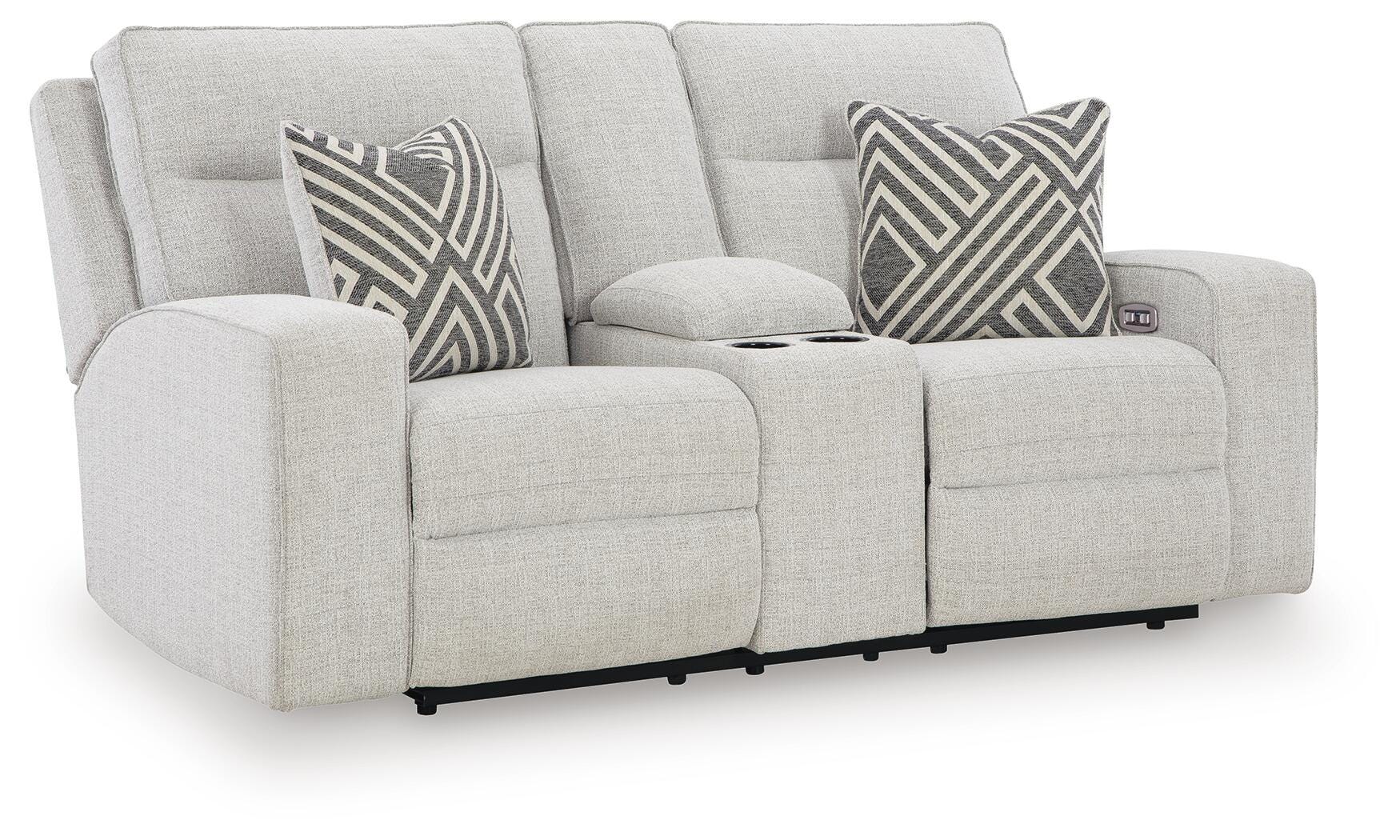 Jasperson Power Reclining Loveseat with Console - image 2