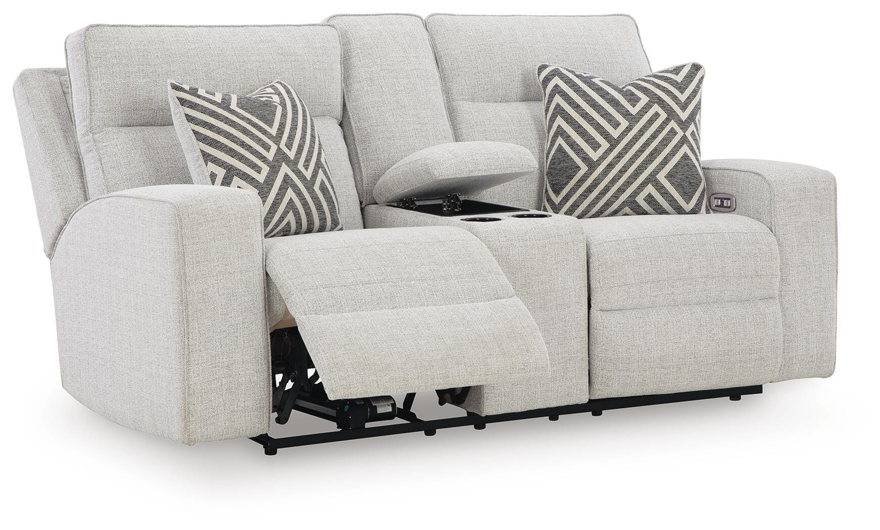 Jasperson Power Reclining Loveseat with Console - image 2