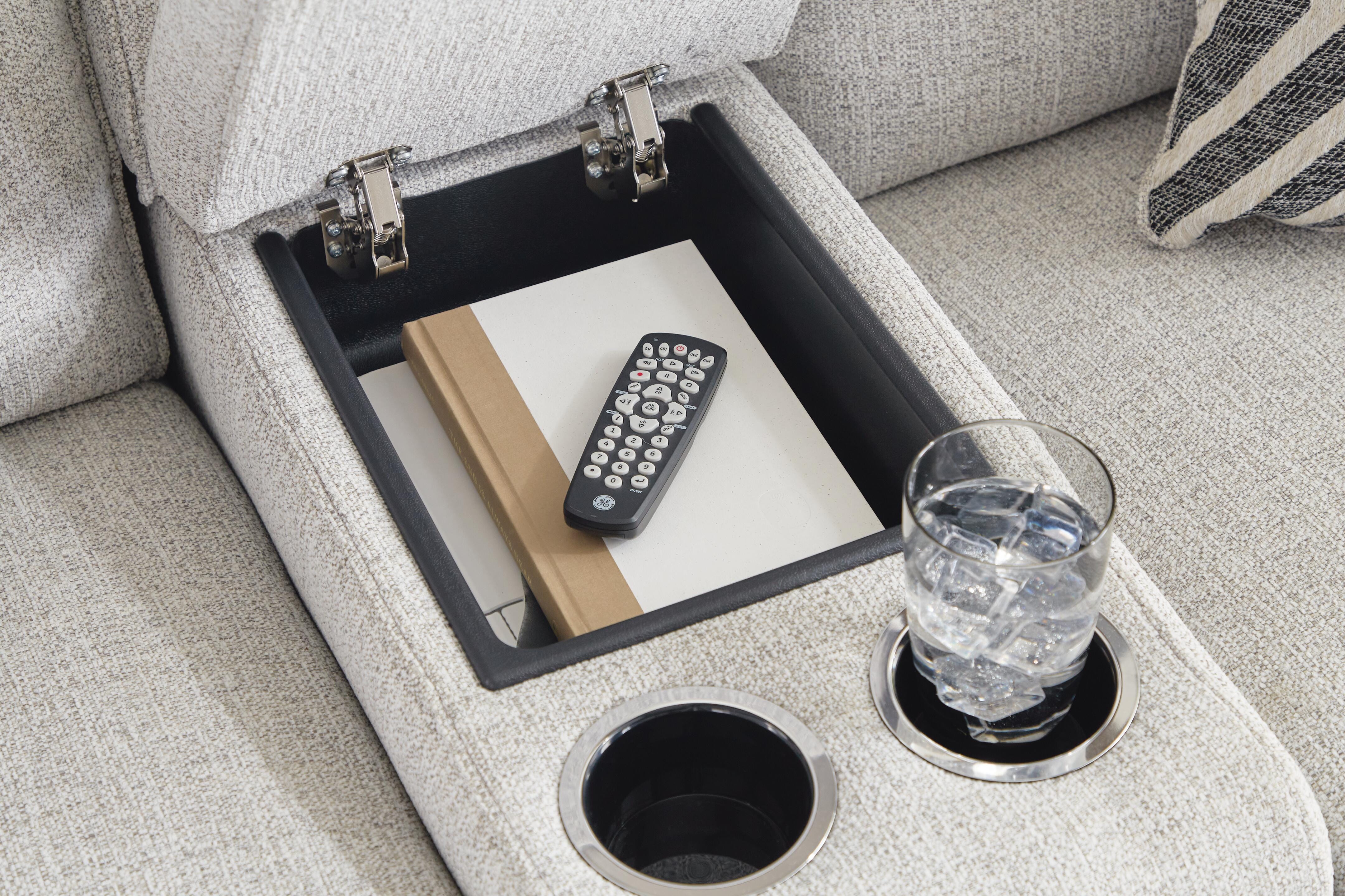 Jasperson Power Reclining Loveseat with Console - image 7