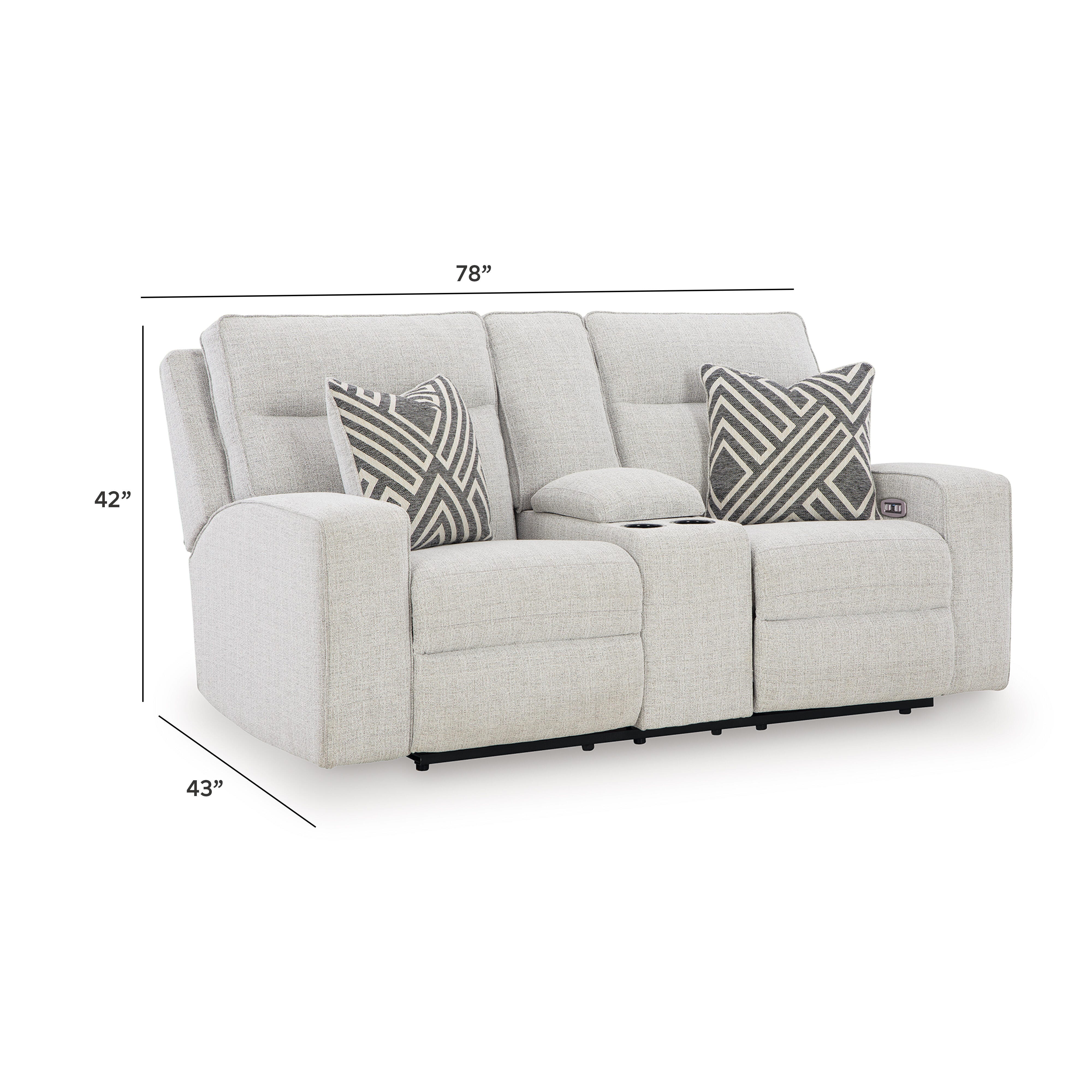 Jasperson Power Reclining Loveseat with Console - image 12