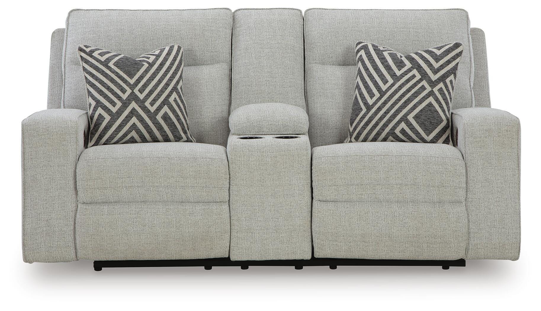 Jasperson Power Reclining Loveseat with Console, , large