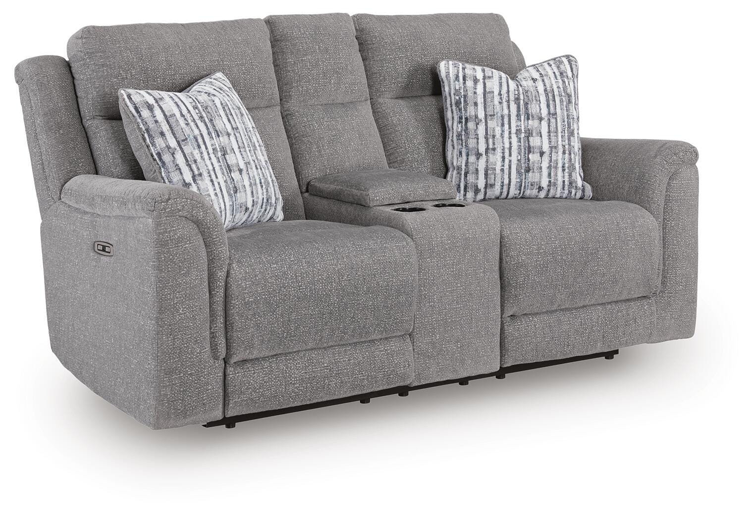 Overflow Next-Gen Nuvella™ Performance Fabric Dual Power Reclining