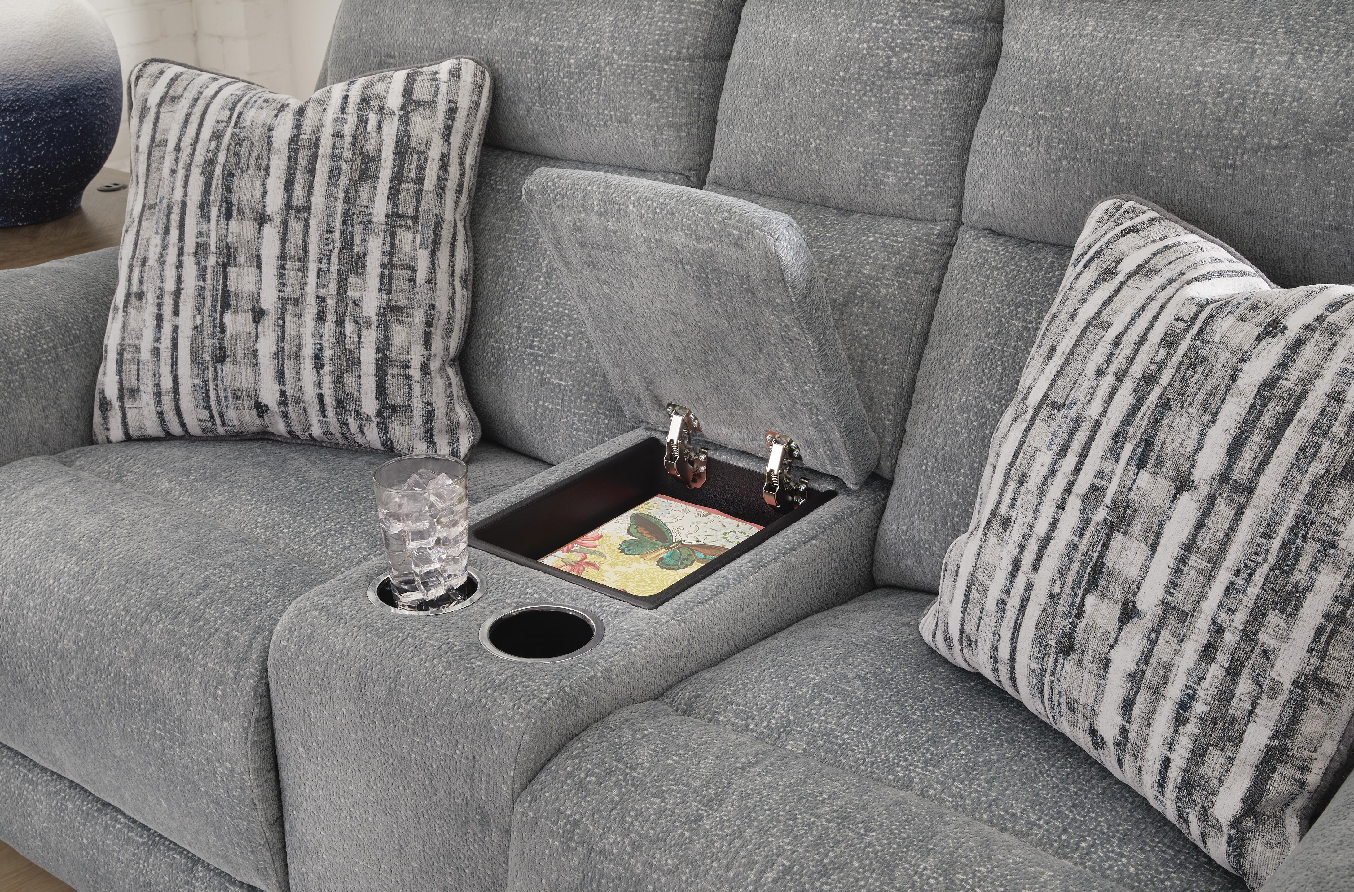 Overflow Next-Gen Nuvella™ Performance Fabric Dual Power Reclining