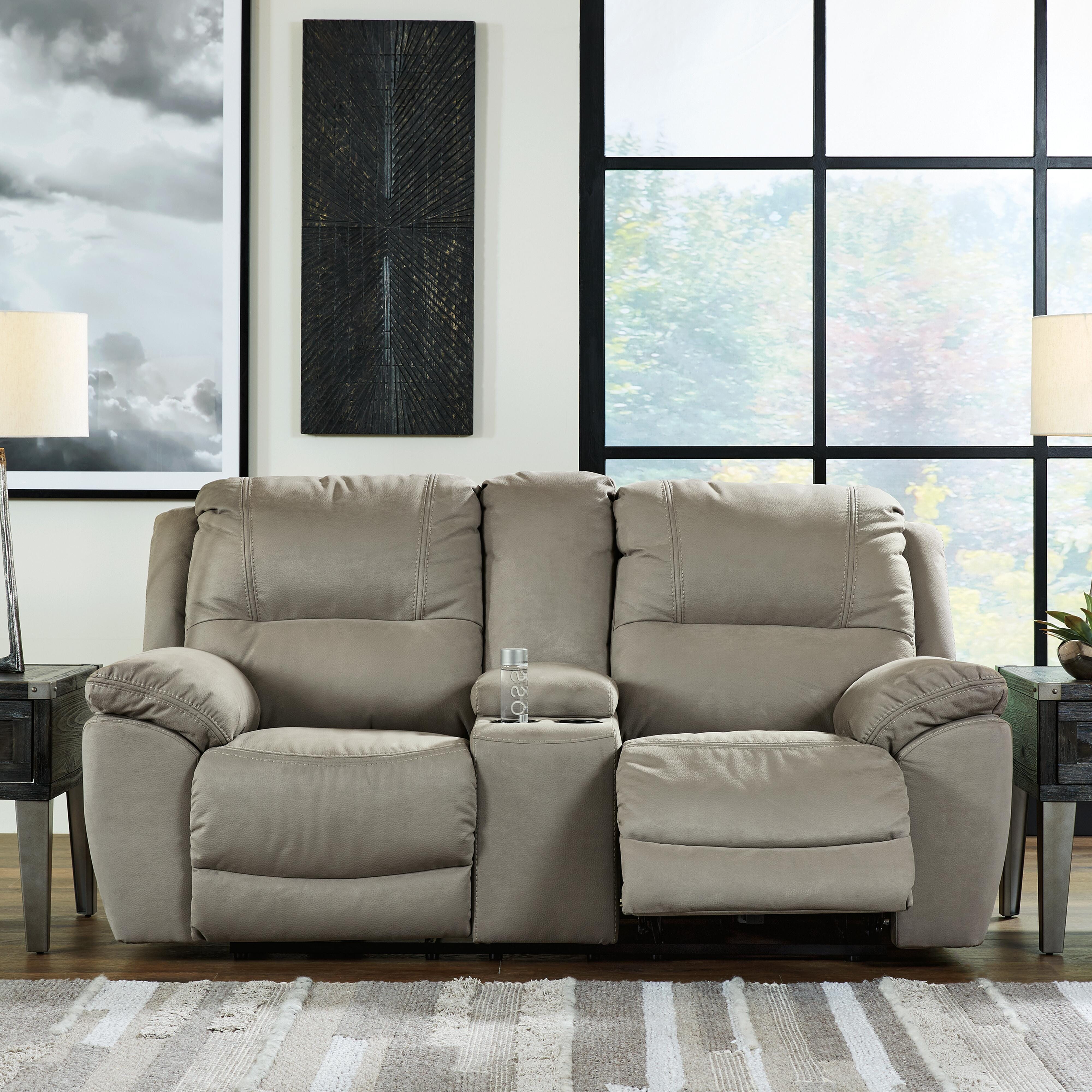 Next-Gen Gaucho Reclining Loveseat with Console, , large