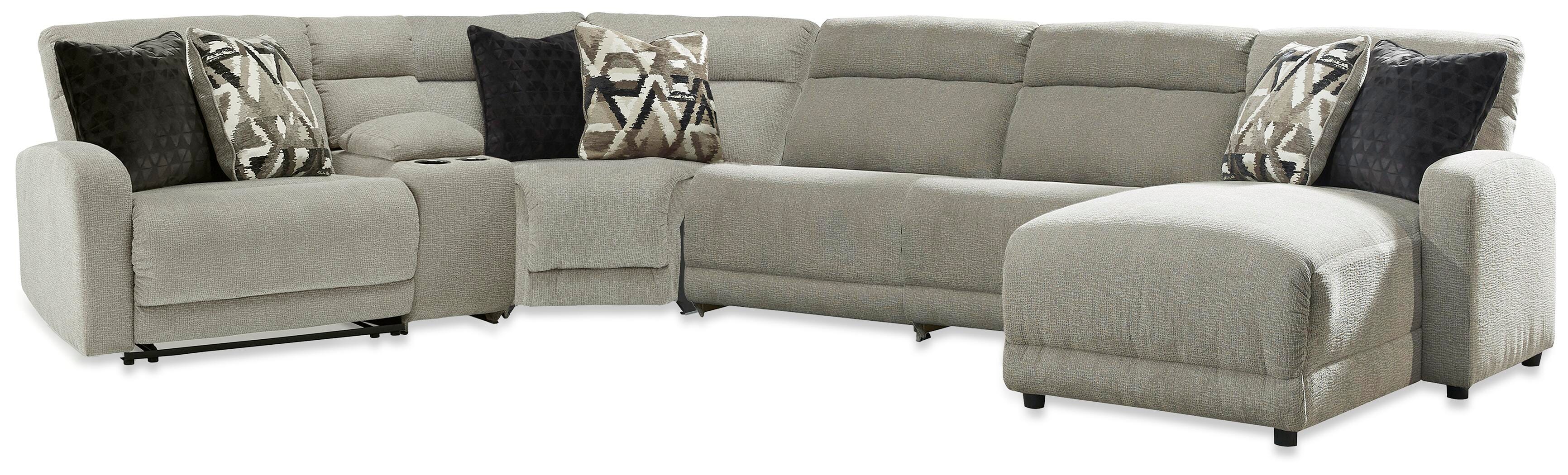 Sofá seccional reclinable eléctrico de 6 piezas con chaise Colleyville - image 1