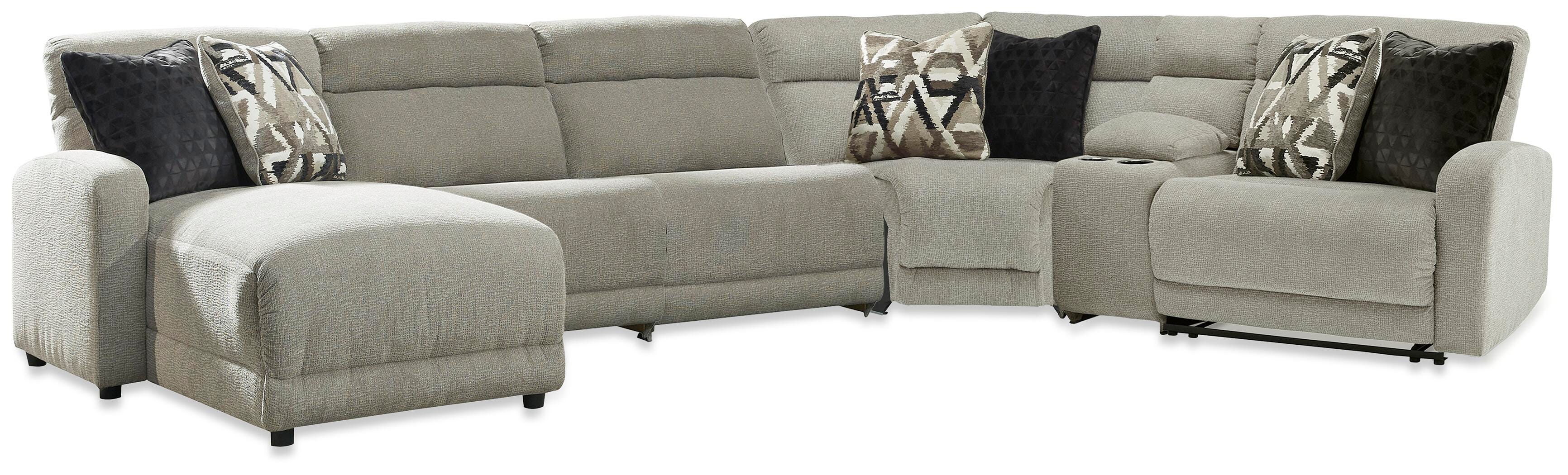Sofá seccional reclinable eléctrico de 6 piezas con chaise Colleyville - image 1