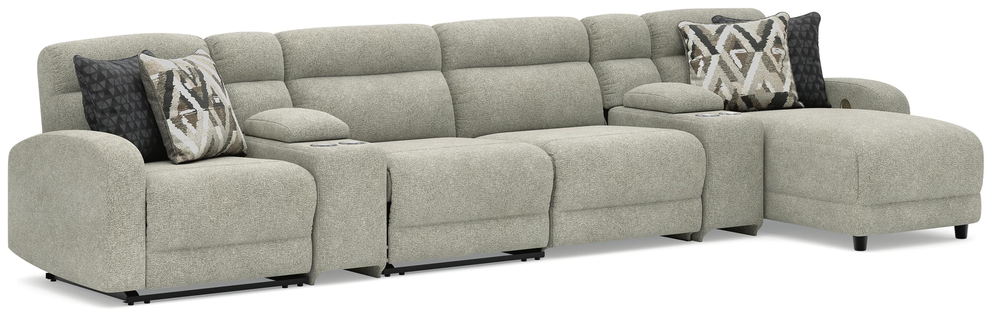 Sofá seccional reclinable eléctrico de 6 piezas con chaise Colleyville - image 1