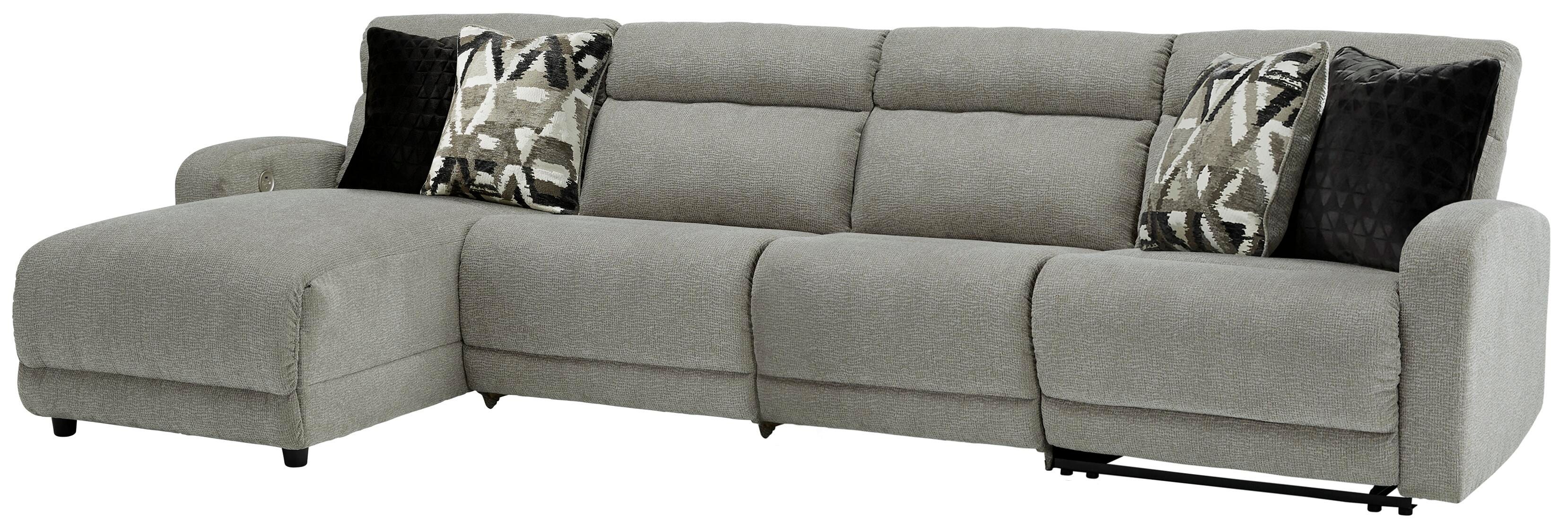 Seccional reclinable eléctrico de 4 piezas Colleyville con diván - image 1